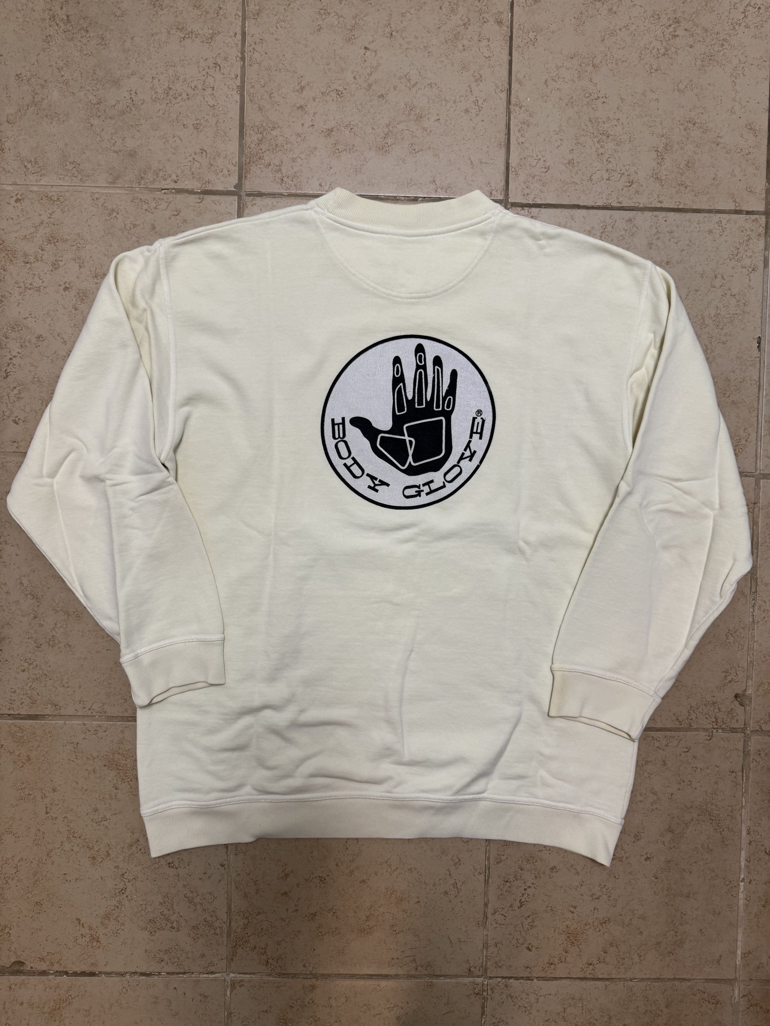 Body Glove Vintage Body Glove Crewneck Sweater Cream White Size US L / EU 52-54 / 3 - 2 Thumbnail