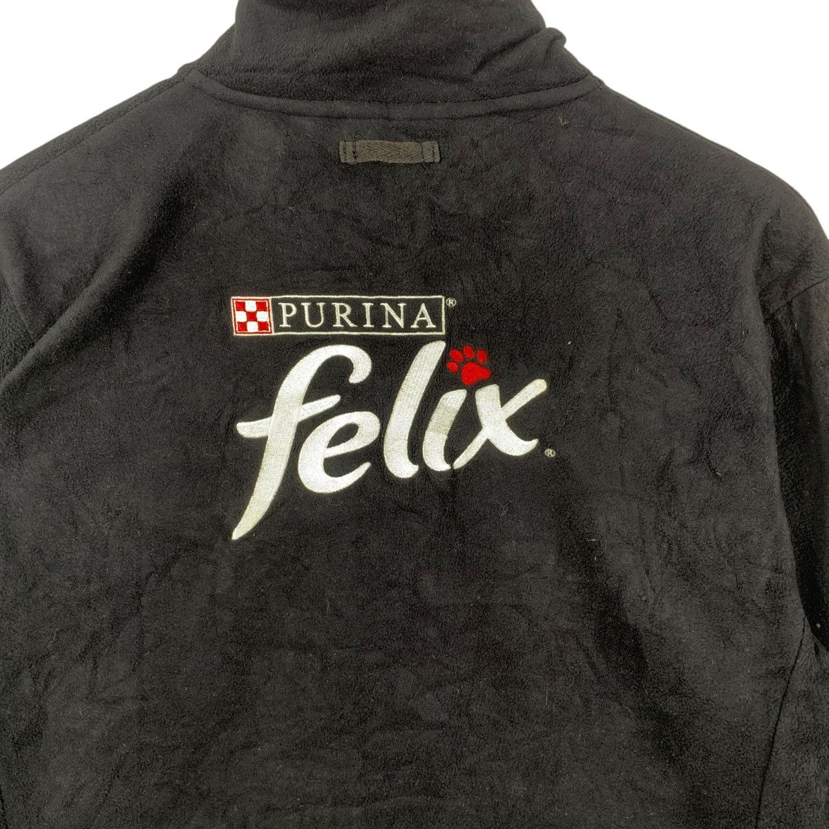 Other PURINA FELIX CAT Food Embroidered Fleece Zipper Jacket Size L / US 10 / IT 46 - 9 Thumbnail