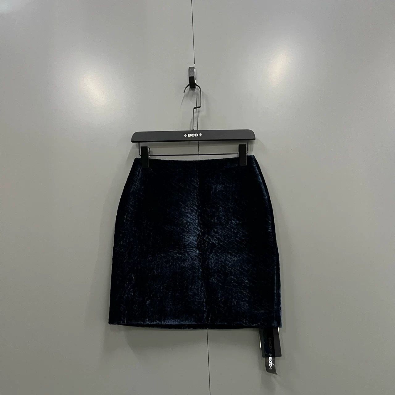 Fendi Fendi Blue Velvet Embossed Skirt Size 38" / US 16 / IT 52 - 1 Thumbnail