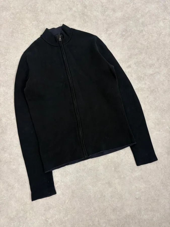 Prada SS2011 Prada Black Minimalist Zip-Up Sweater Size US S / EU 44-46 / 1 - 4 Thumbnail