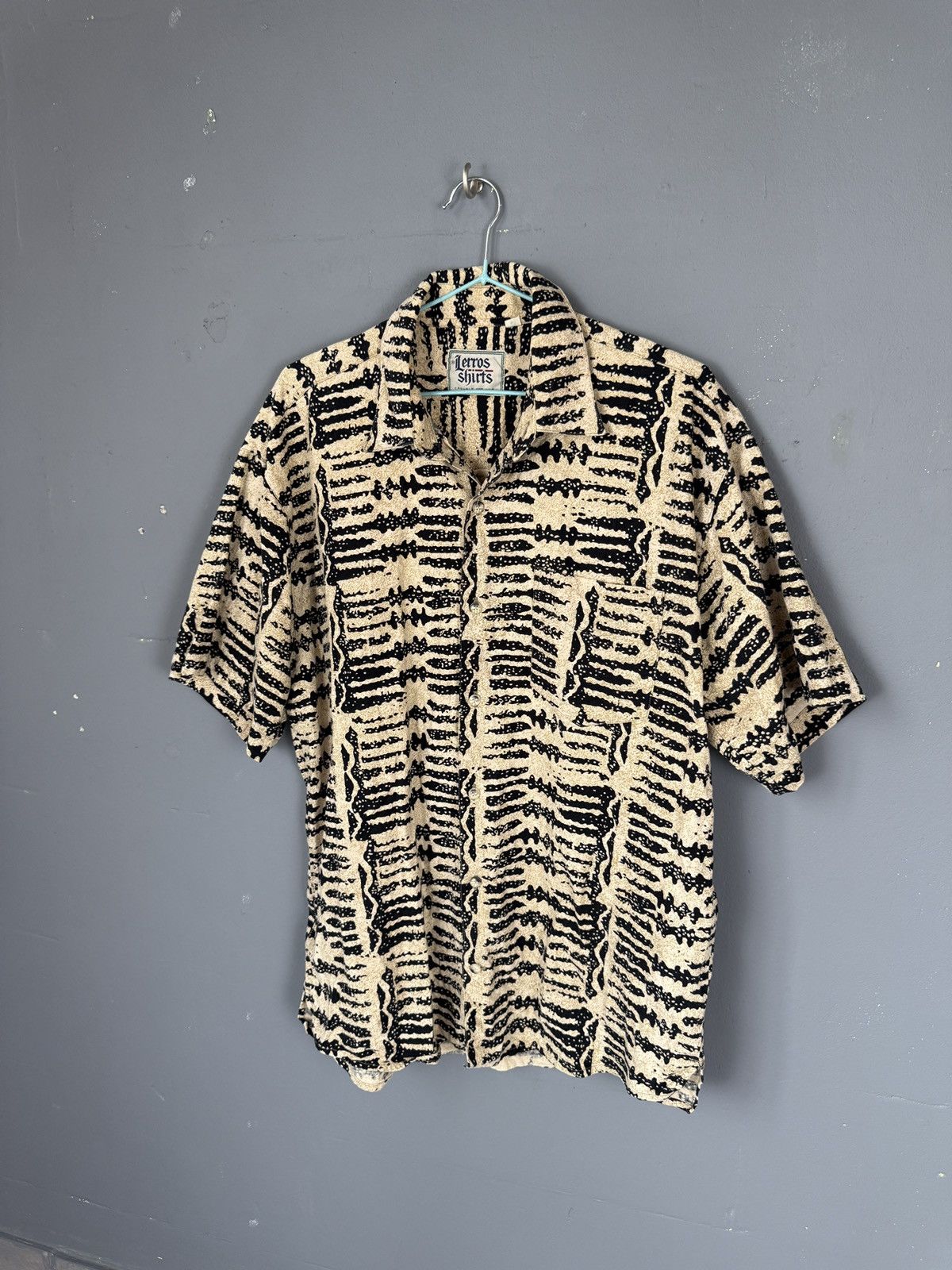 Vintage Y2K Linen/Cotton Button Up tiger 🐅 Shirts Size US L / EU 52-54 / 3 - 3 Thumbnail