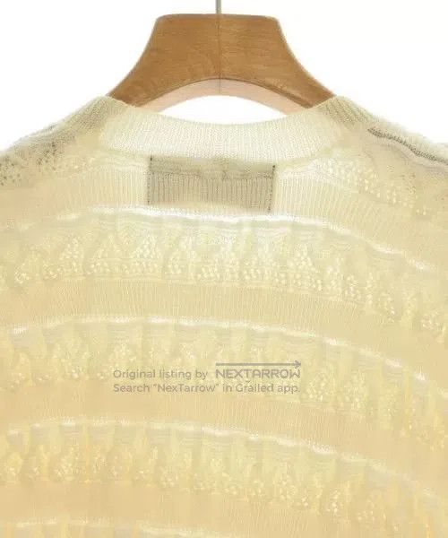 Comme des Garcons COMME des GARCONS White Ruffled Tricot Top. Size M / US 6-8 / IT 42-44 - 4 Thumbnail