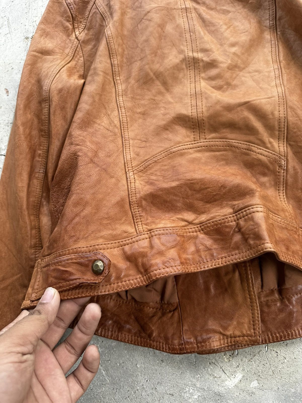 GOA GOA Biker Leather Jacket Size US S / EU 44-46 / 1 - 14 Thumbnail