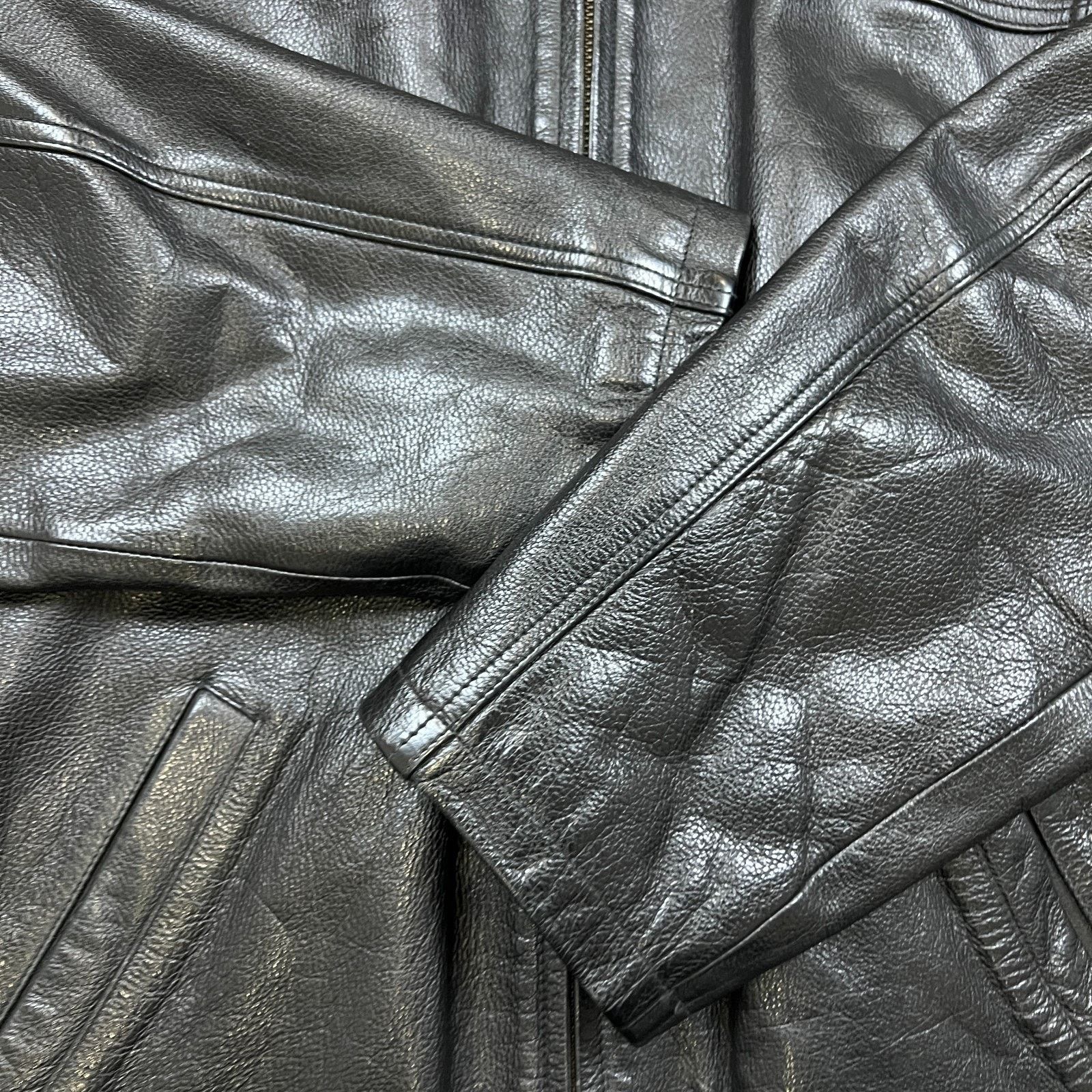 Vintage Oakwood Classic Genuine Leather Jacket Thinsulate Insulated Size US L / EU 52-54 / 3 - 4 Thumbnail
