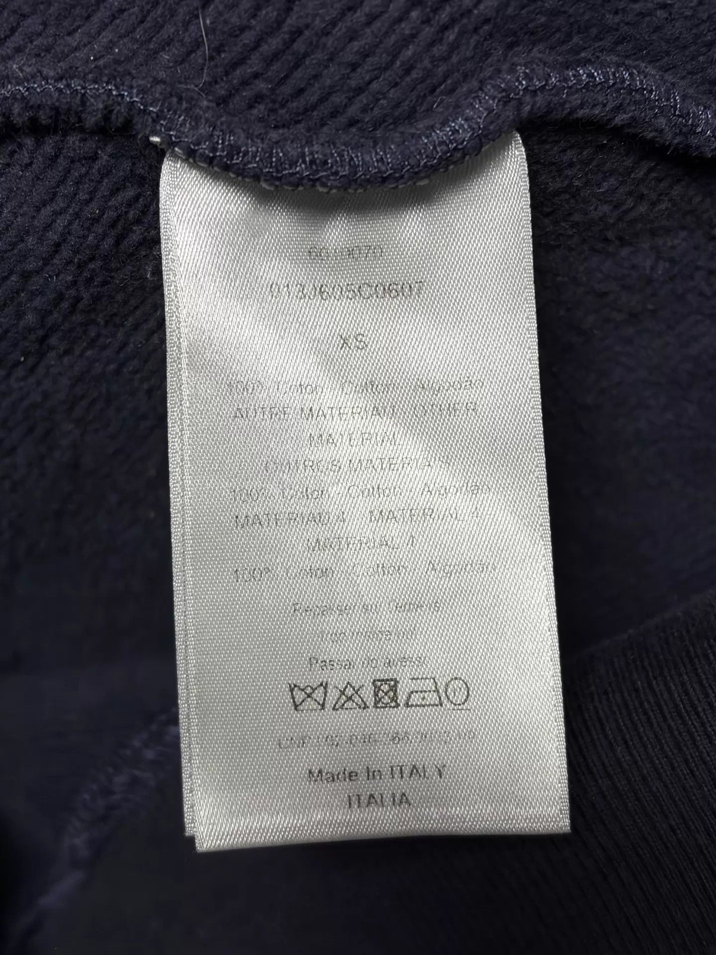 Dior Dior Terry Cloth Hoodie XS Size XS / US 0-2 / IT 36-38 - 4 Thumbnail