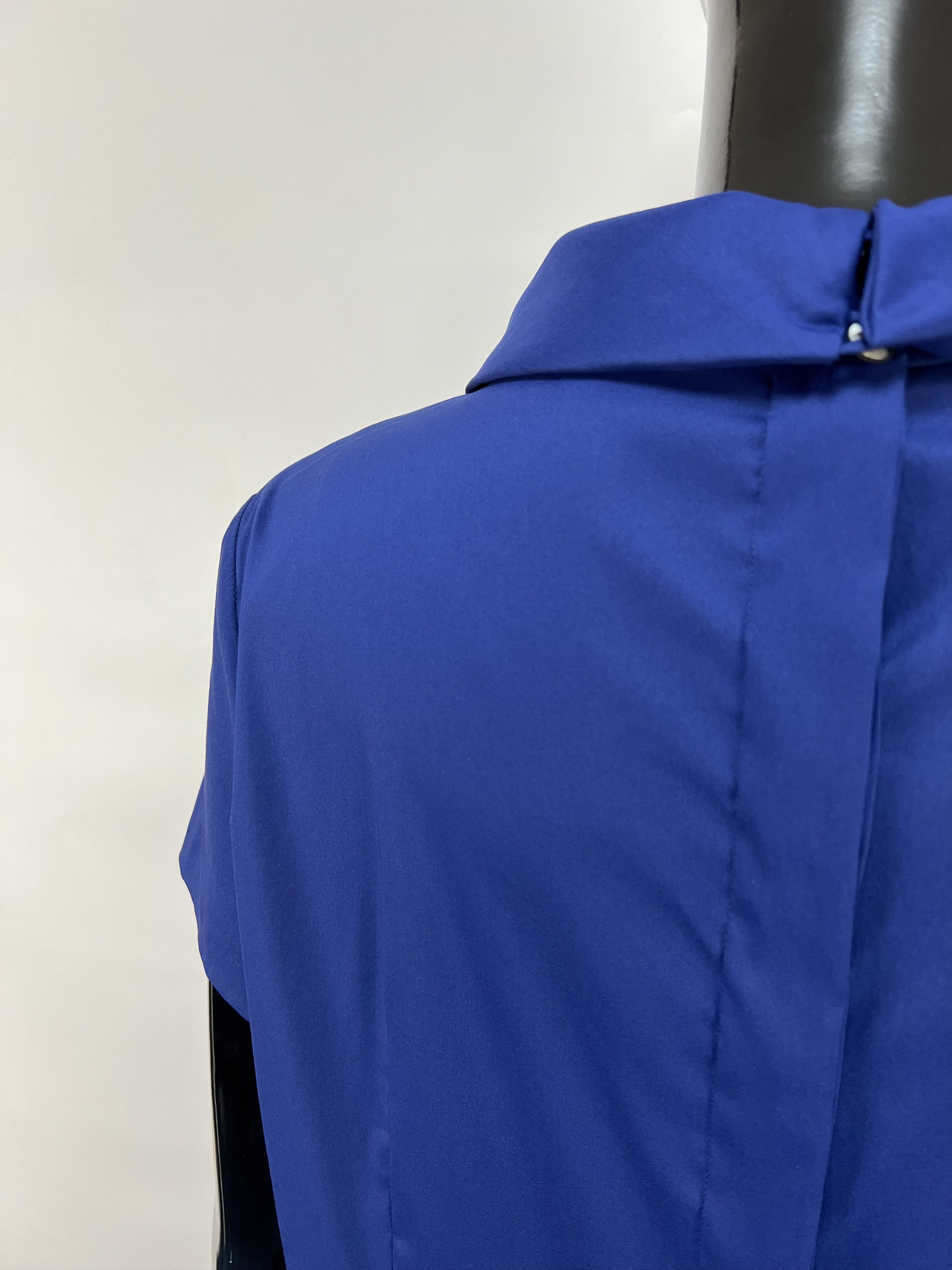 Prada PRADA Blue Cotton Blouse Size IT 46 Size L / US 10 / IT 46 - 10 Thumbnail