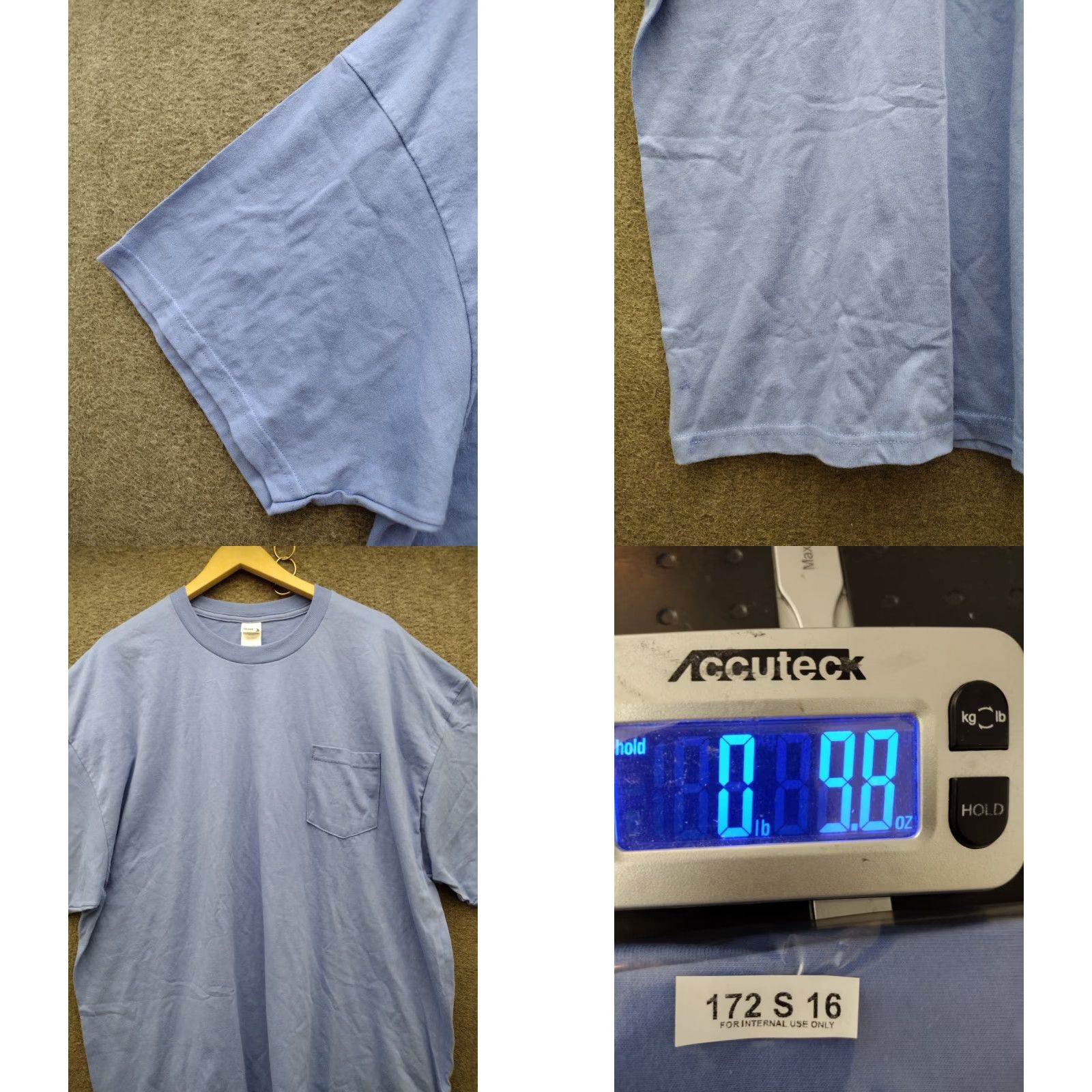 Gildan Gildan T-Shirt Unisex Adult 3XL Short Sleeve Blue Tee Shirt T-Shirt Combed Ring Spun Jersey Crew Neck Size US XXL / EU 58 / 5 - 8 Thumbnail