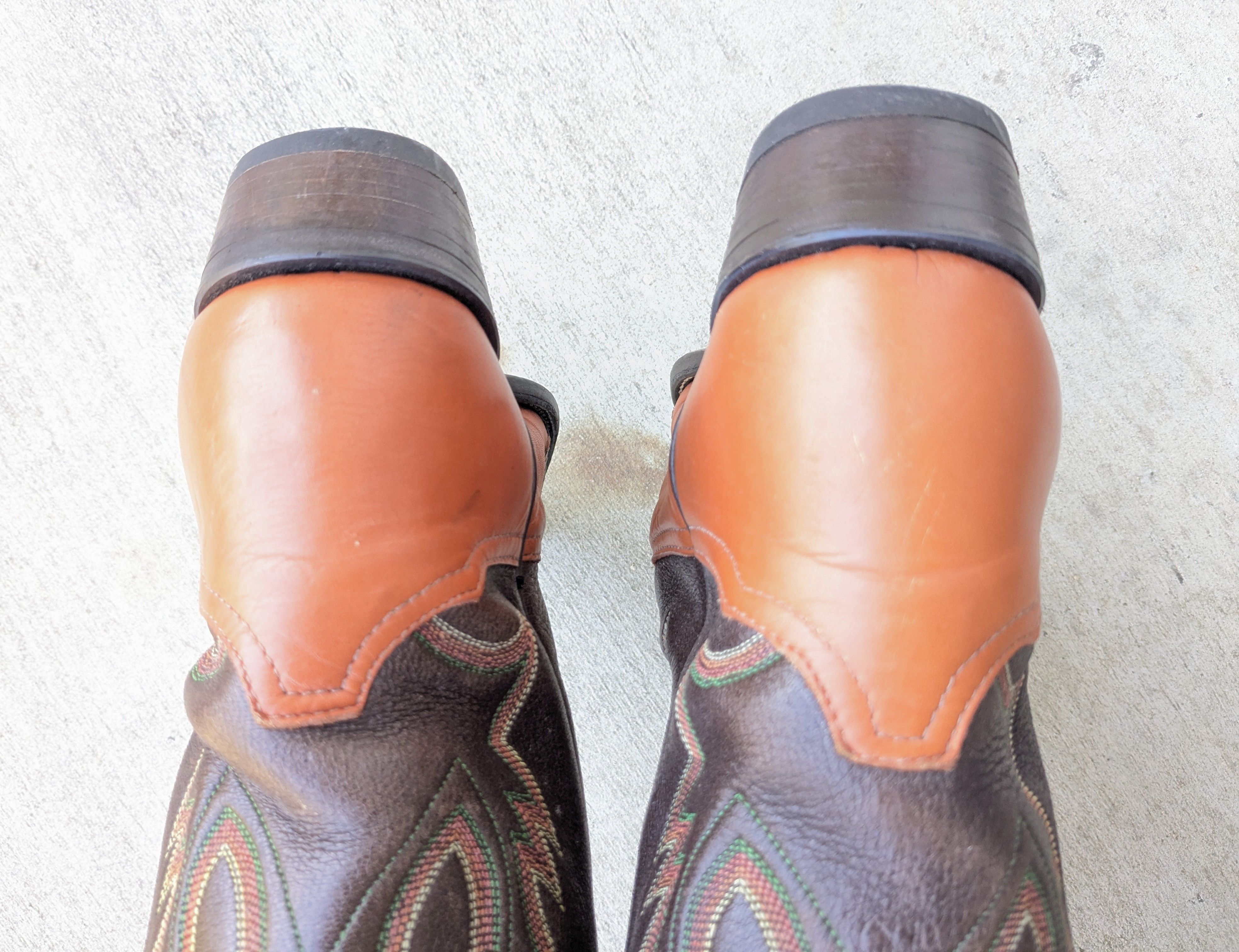 Other Tony Lama Cowboy Boots Lizard Brown 9.5 D Botas USA Size US 9.5 / EU 42-43 - 12 Thumbnail