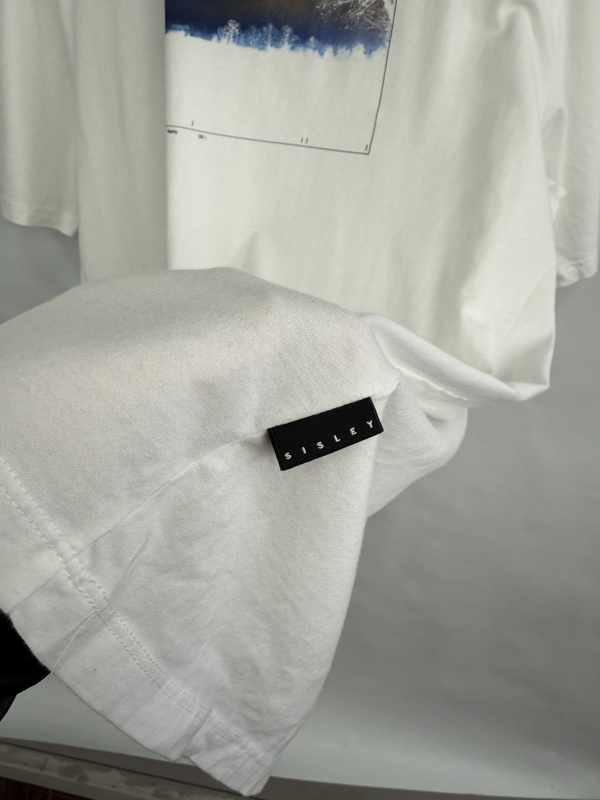 Sisley 🇺🇸 Y2K Sisley Avant Gard Art Asymmetrical T-Shirt Rare Size US XL / EU 56 / 4 - 6 Thumbnail