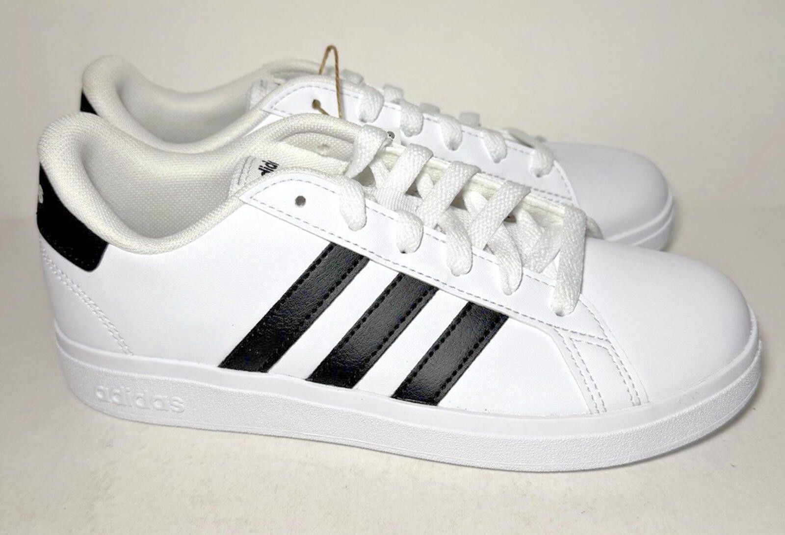 Adidas Adidas Grand Court 2.0 K White/Black Kids Sneakers GW6511 Size US 5 / EU 37 - 1 Thumbnail