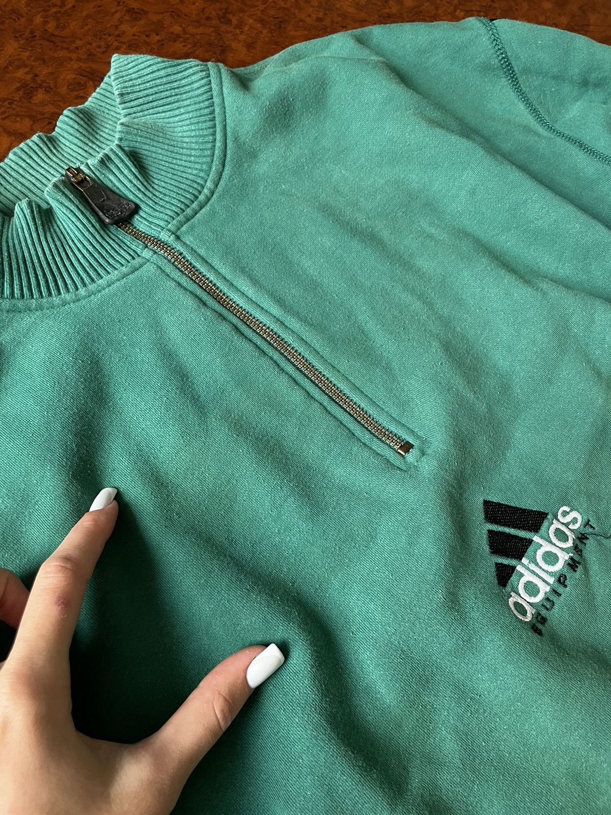 Adidas × Equipment × Vintage 🔥 Adidas Equipment Vintage 90’s Sweatshirt baggy bomber 80s Size US M / EU 48-50 / 2 - 7 Thumbnail