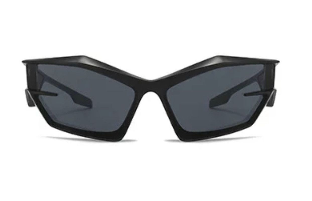 Jewelry Cyber Black Sunglasses Retro Punk Archive Cosplay Jewelry Size ONE SIZE - 5 Thumbnail