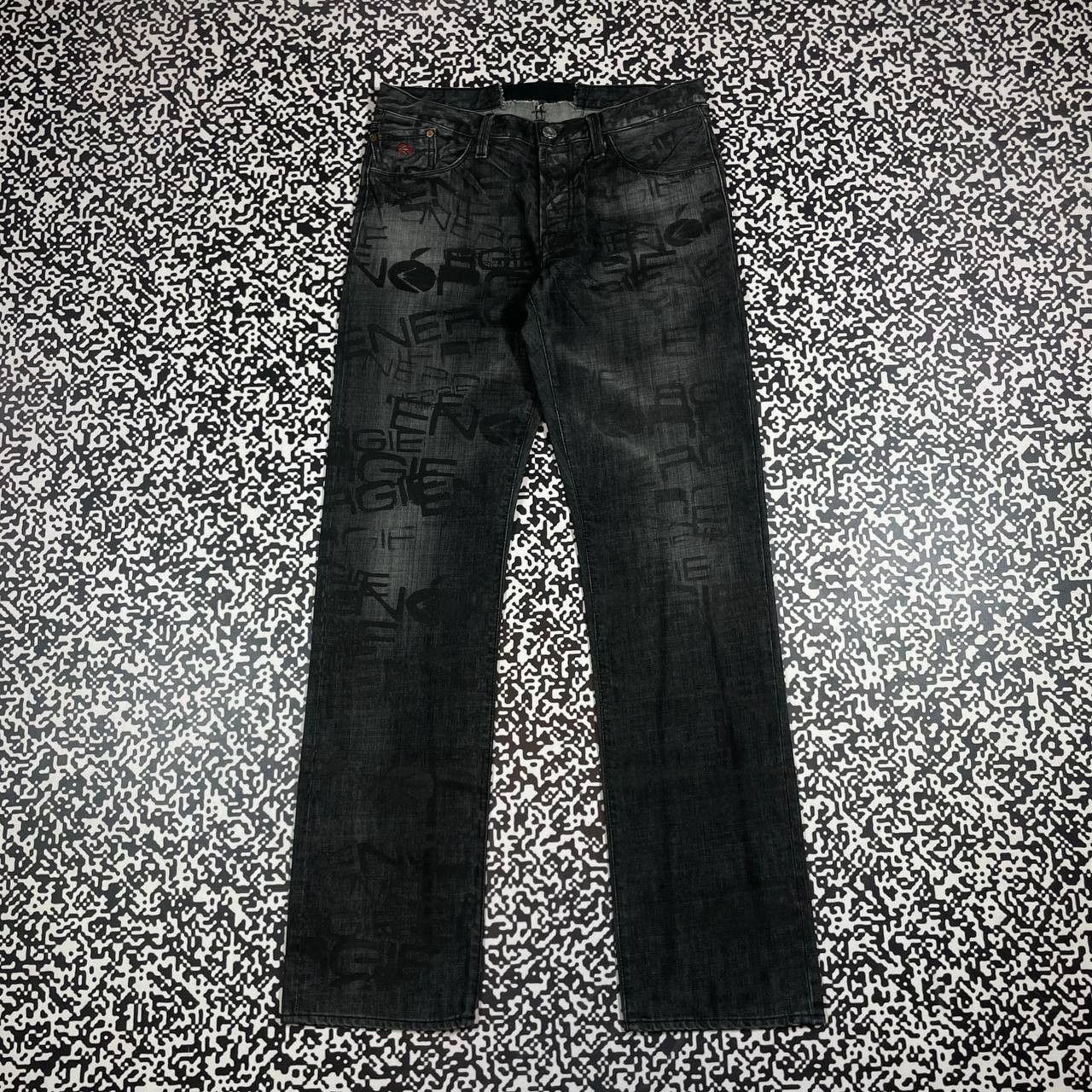 Energie Vintage Y2K Energie Miss Sixty Monogram Avant Garde Jeans Size US 34 / EU 50 - 2 Thumbnail
