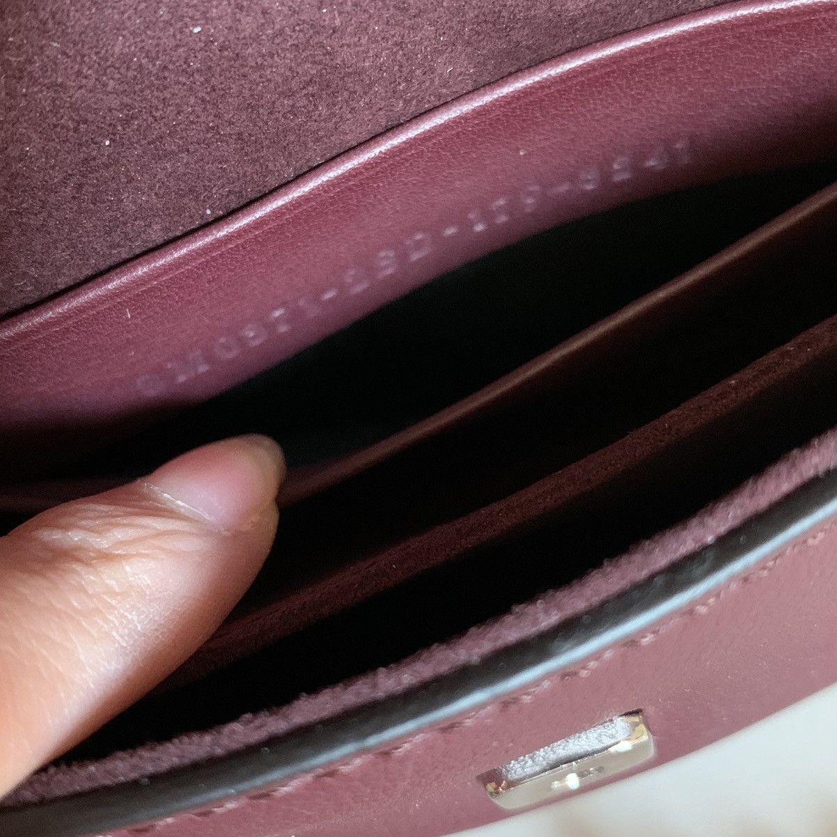Fendi Fendi Python burgundy double baguette crossbody Size ONE SIZE - 9 Thumbnail