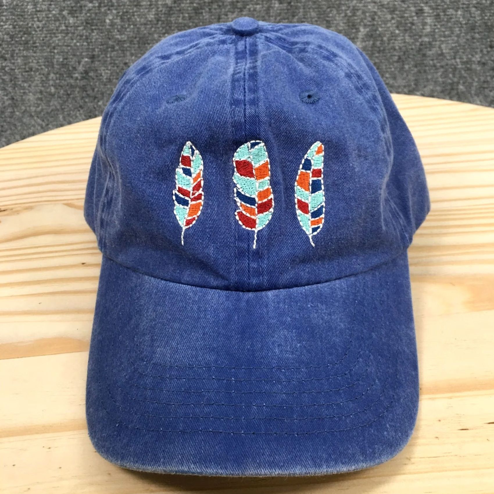 Logo 7 Fahrenheit Baseball Cap Blue OS Adjustable Curved Brim Embroidered Logo Unisex Size ONE SIZE - 2 Thumbnail