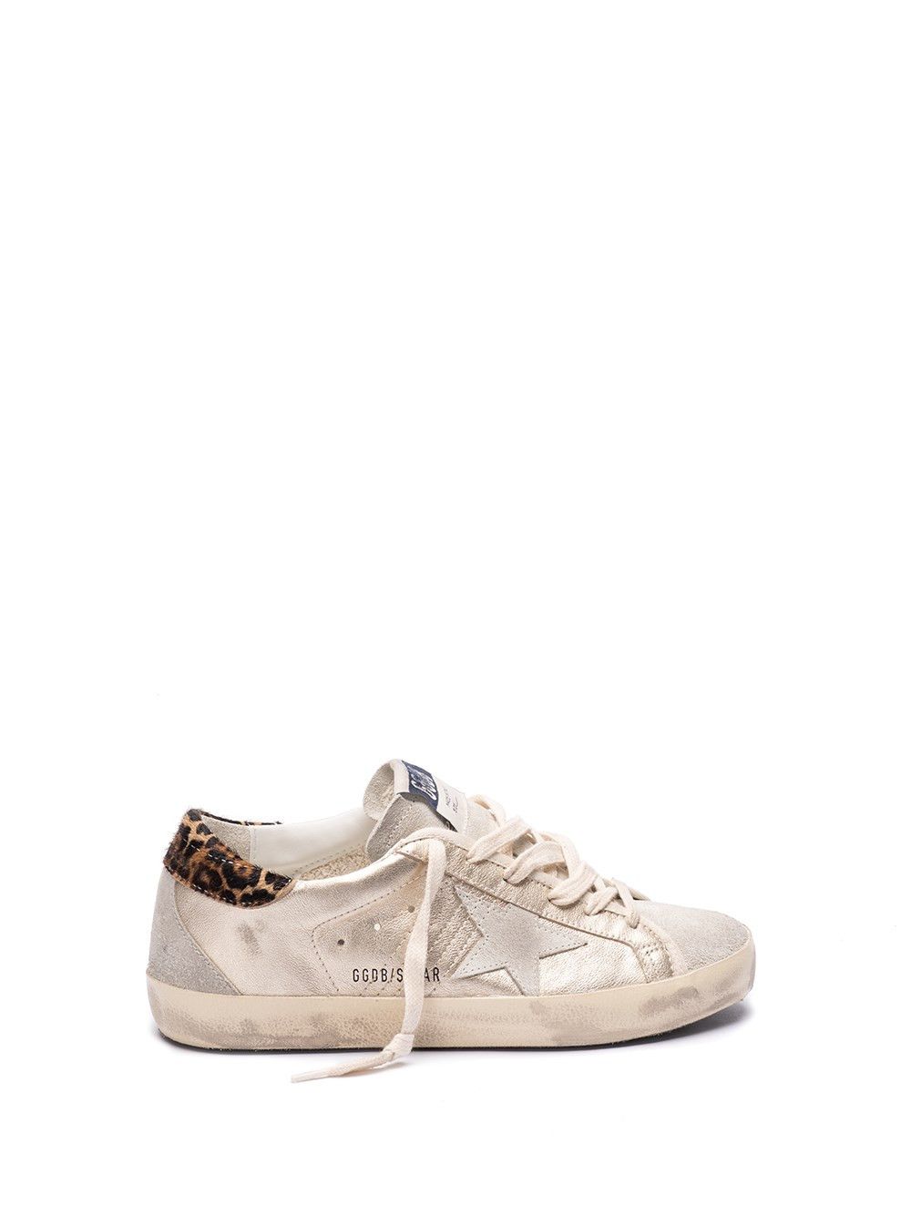 image of Golden Goose Deluxe Brand `super-Star` Sneakers Size Eu 35 For Women in Platinum