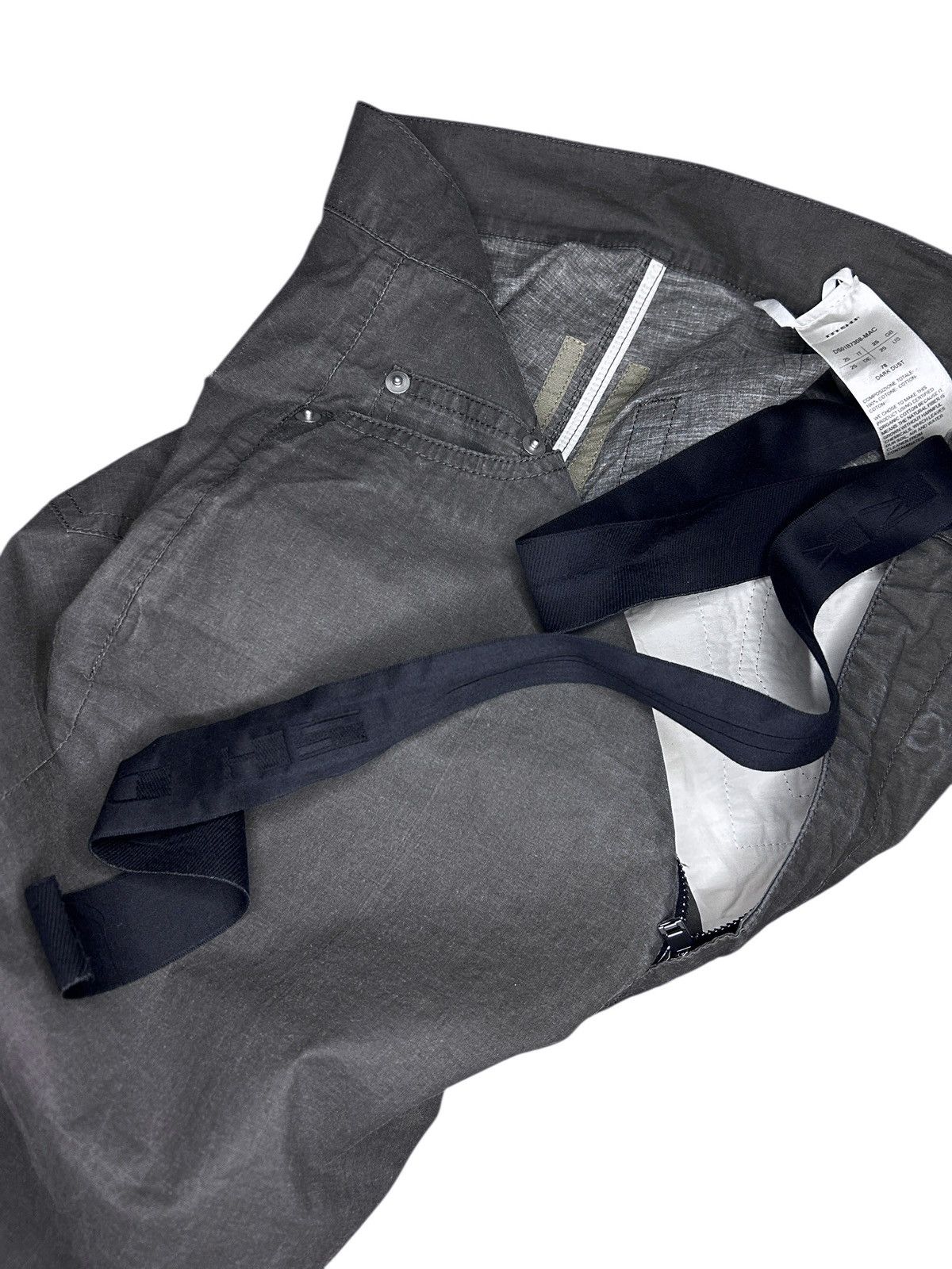 Rick Owens Drkshdw S/S 22 Bolans Cut Trousers Size 25" / US 0 / IT 36 - 11 Thumbnail