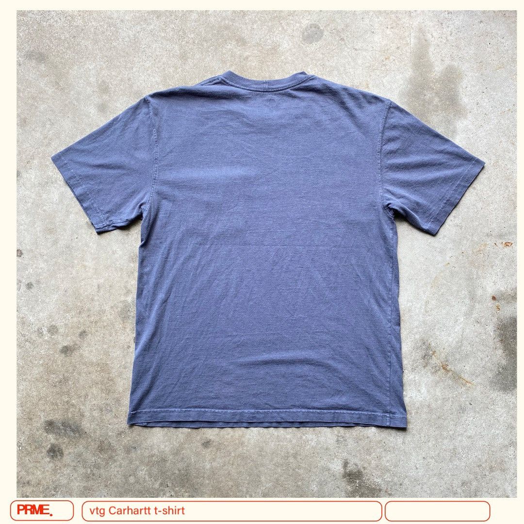 Carhartt × Vintage vintage Y2K CARHARTT Classic Logo spellout patch t-shirt Size US M / EU 48-50 / 2 - 12 Thumbnail