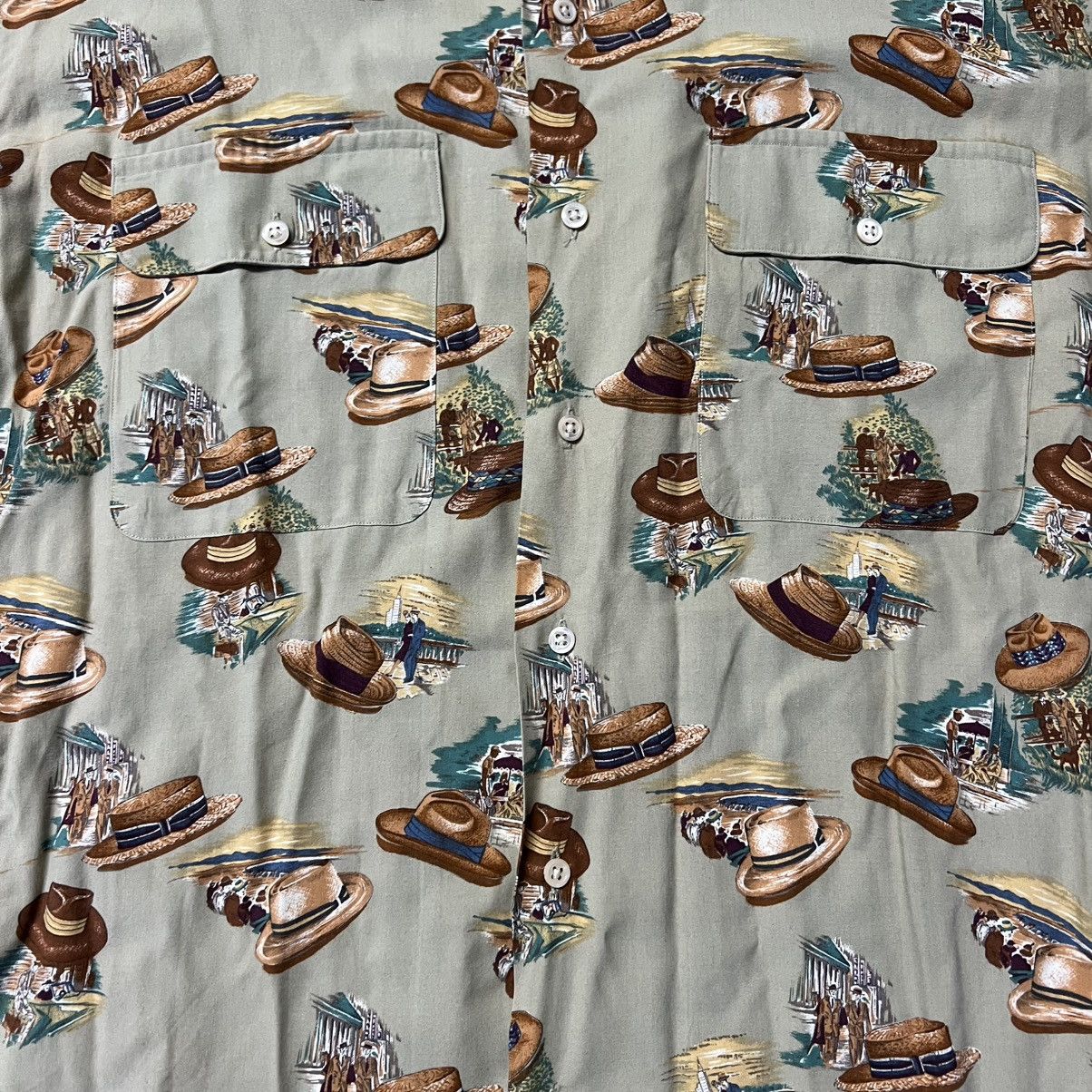 Polo Ralph Lauren × RRL Ralph Lauren × Vintage Vintage 2000’s Polo Ralph Lauren Classic S/S Hawaiian Shirt Size US M / EU 48-50 / 2 - 10 Thumbnail
