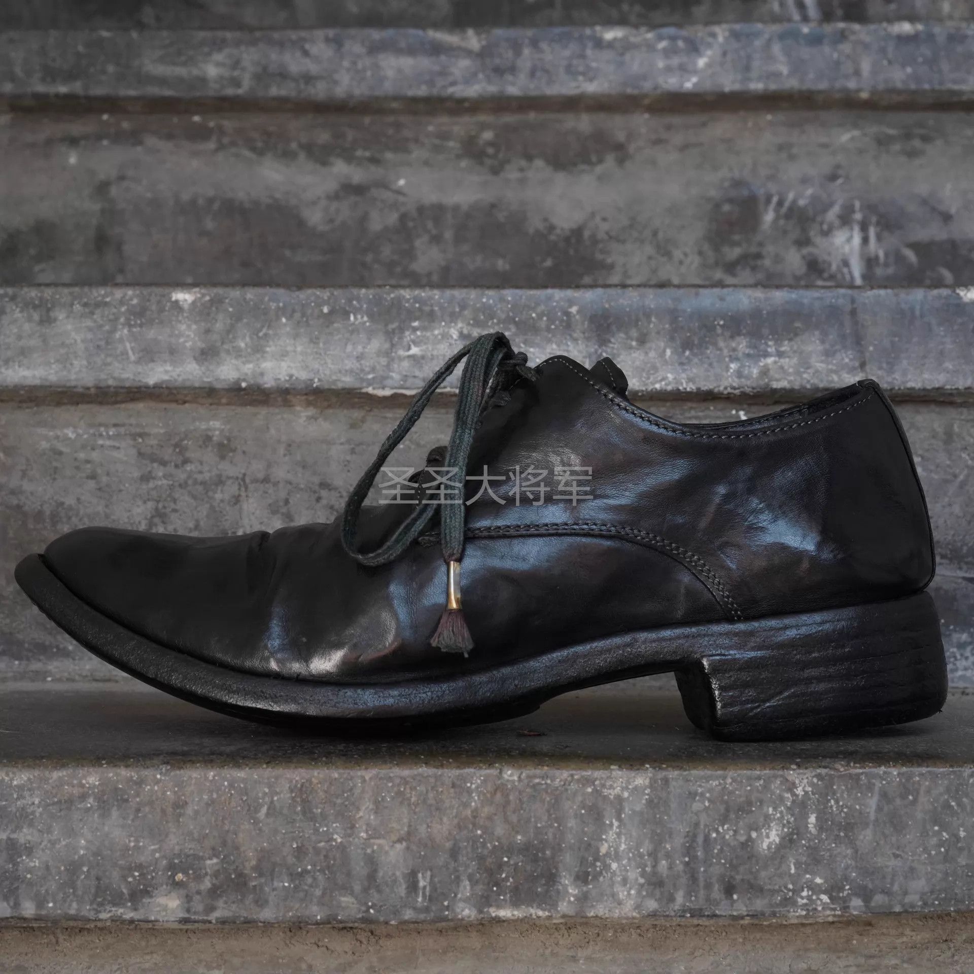 Carol Christian Poell Carol Christian Poell AM2600L Black Cors Horsehide Derby Size US 7 / EU 40 - 3 Thumbnail
