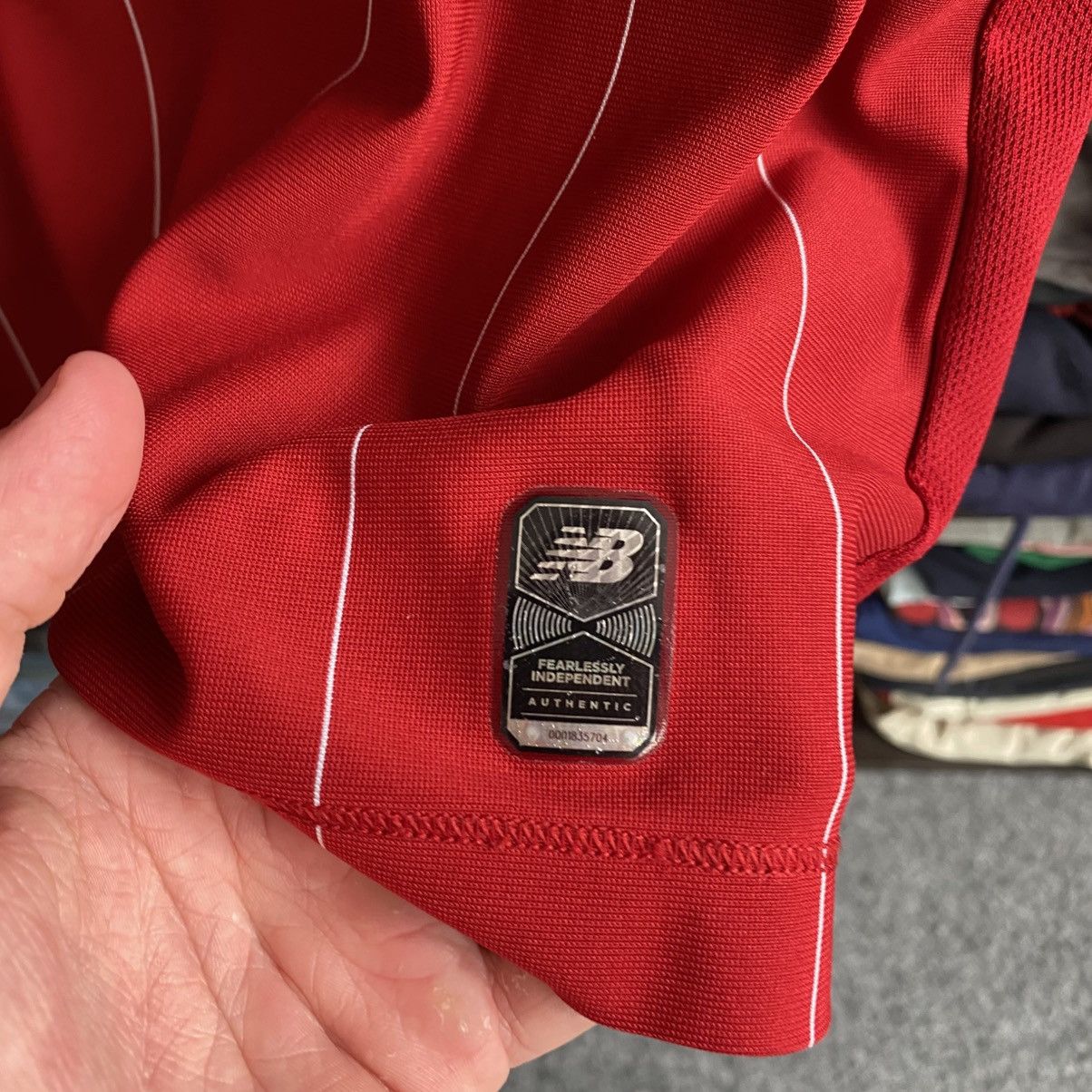 New Balance New Balance FC Liverpool big logo home soccer jersey Size US S / EU 44-46 / 1 - 8 Thumbnail