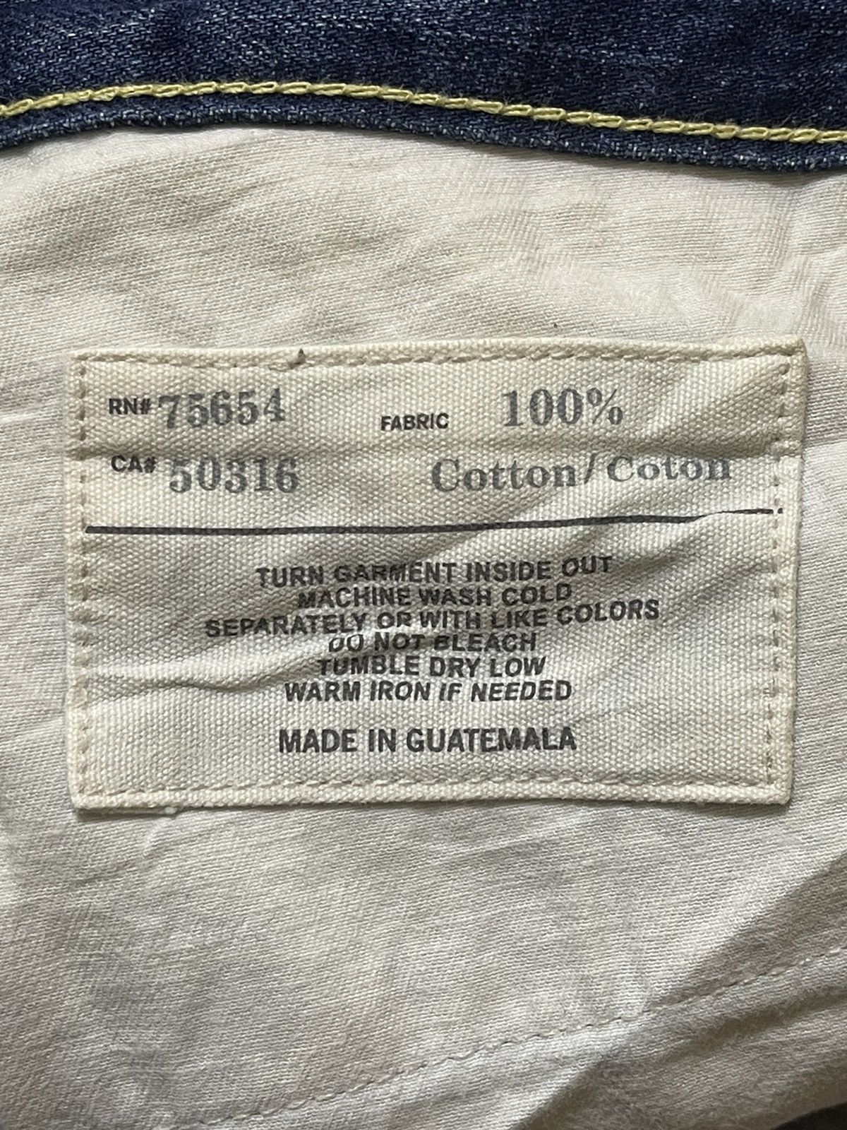 Abercrombie & Fitch Vintage Abercrombie & Fitch Faded Wash Distressed Baggy Jean Size US 34 / EU 50 - 11 Thumbnail