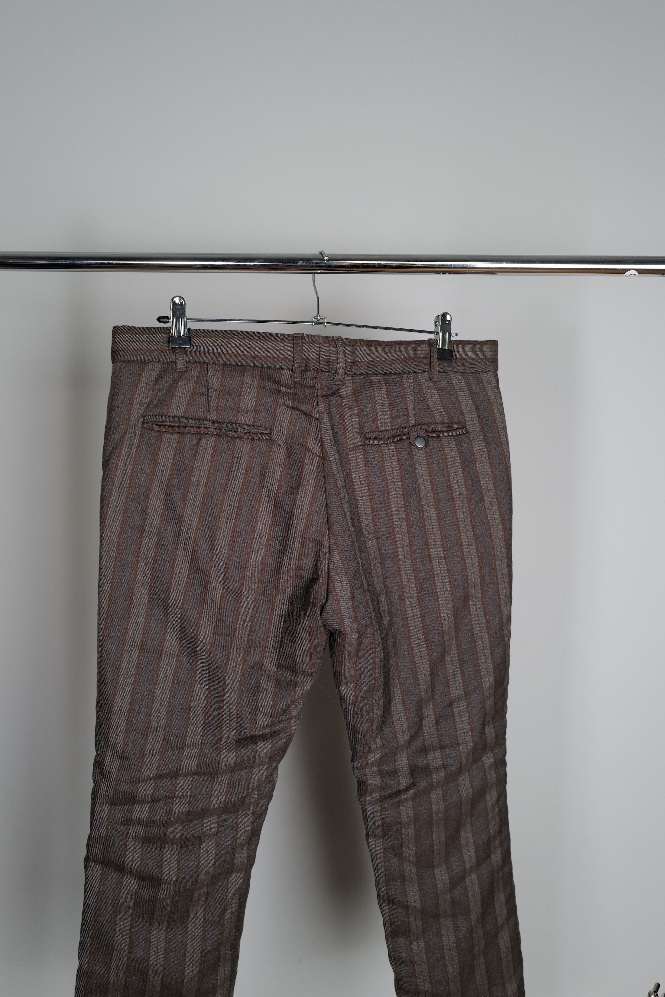 Ann Demeulemeester Ann Demeulemeester Striped Heavy Pants Size US 32 / EU 48 - 9 Thumbnail