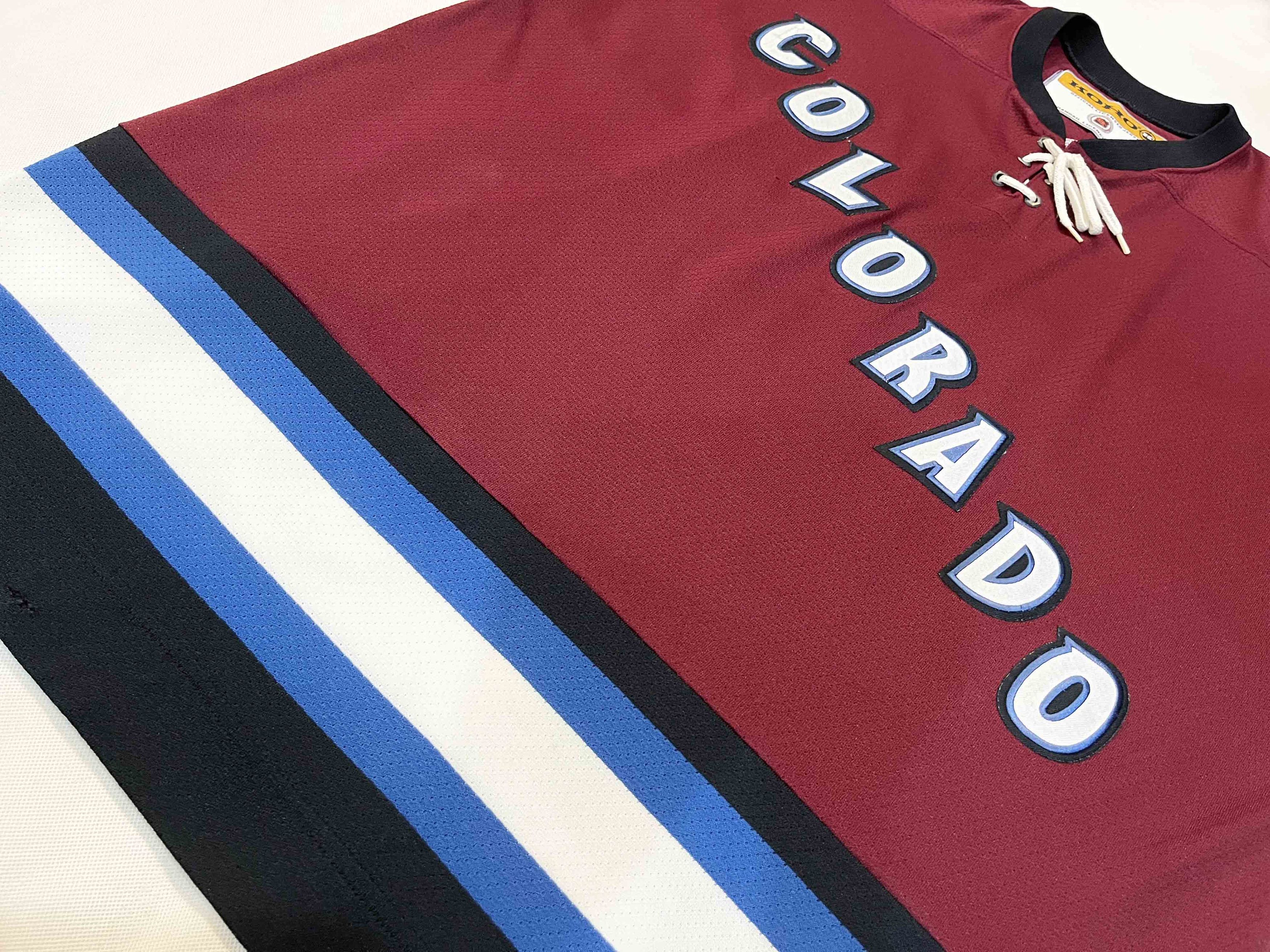 Koho × NHL Koho Colorado Avalanche KARIYA #9 NHL Hockey Jersey Size US XL / EU 56 / 4 - 7 Thumbnail