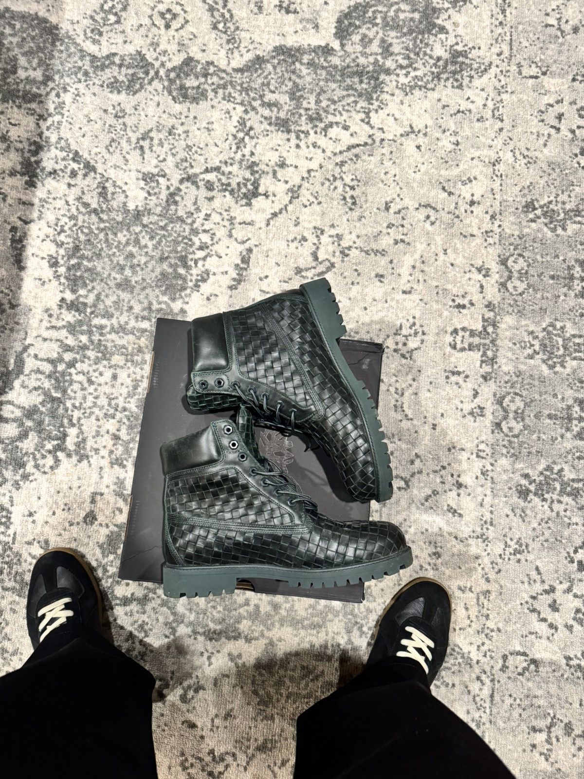 Timberland Timberland 6” premium dark green woven boot Size US 10.5 / EU 43-44 - 2 Thumbnail
