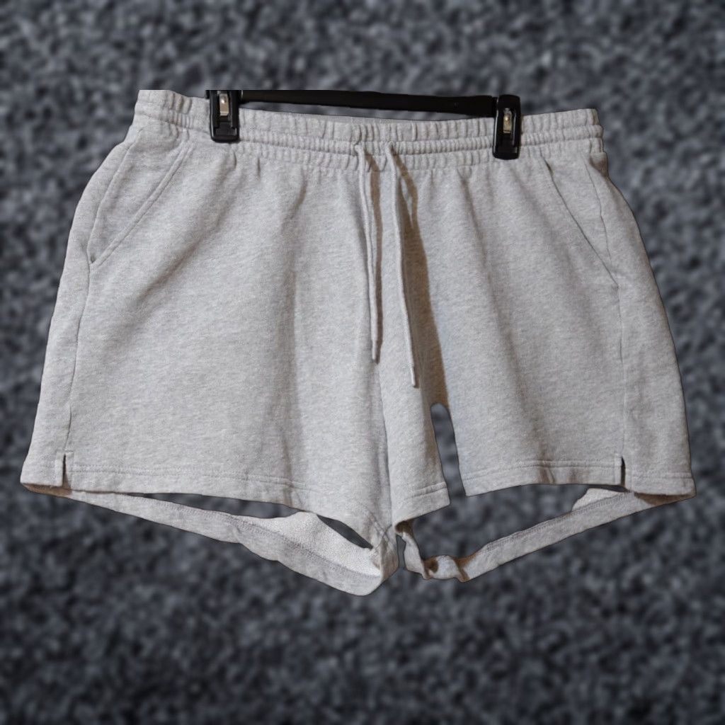 Old Navy VINTAGE Old Navy Sweatshorts Elastic Waist Grey Drawstring Women's XL #H72-18 Size ONE SIZE - 1 Thumbnail