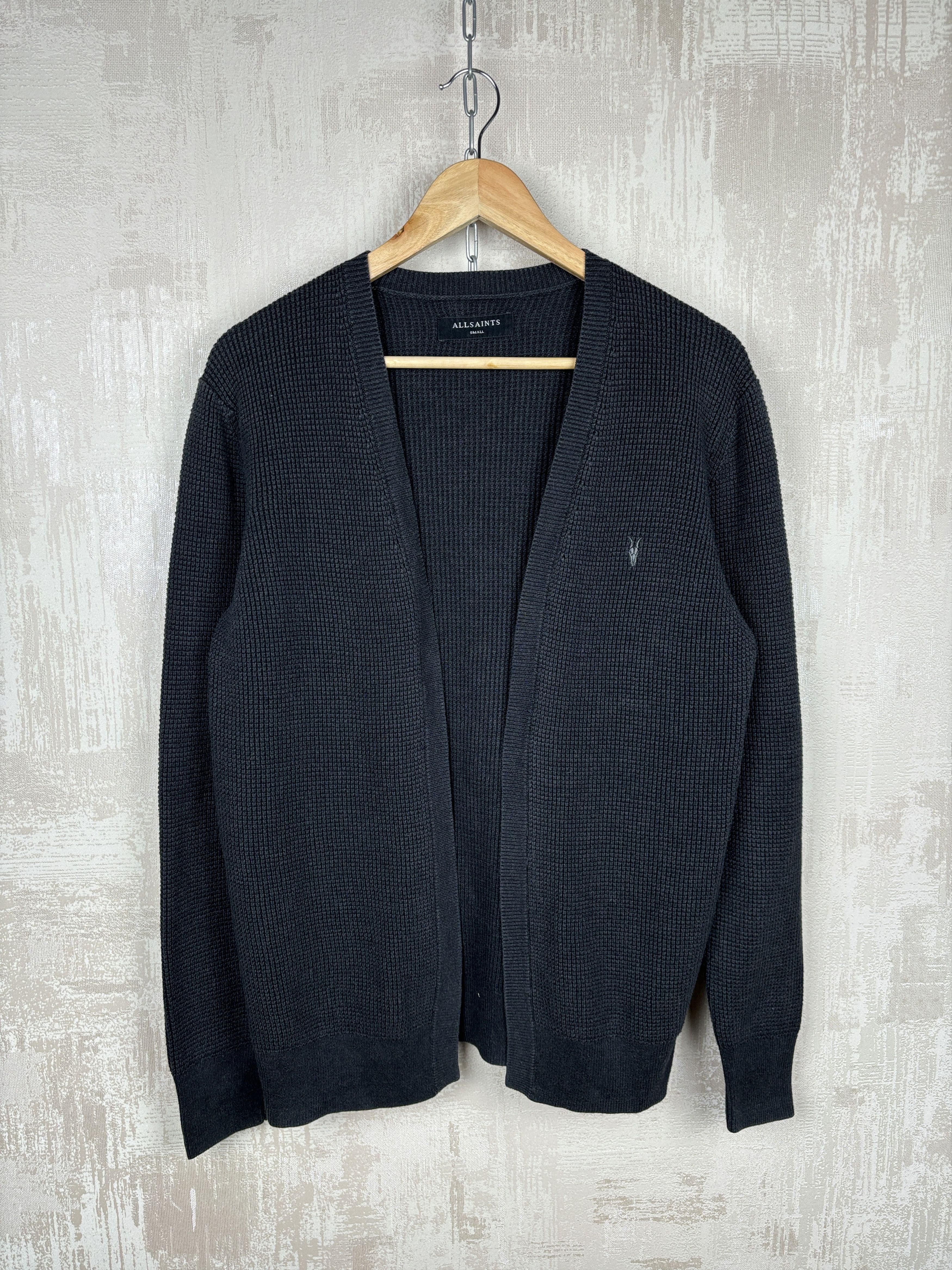 Allsaints AllSaints Trias Cardigan Open Front Sweater Jumper Waffle Size US S / EU 44-46 / 1 - 1 Thumbnail