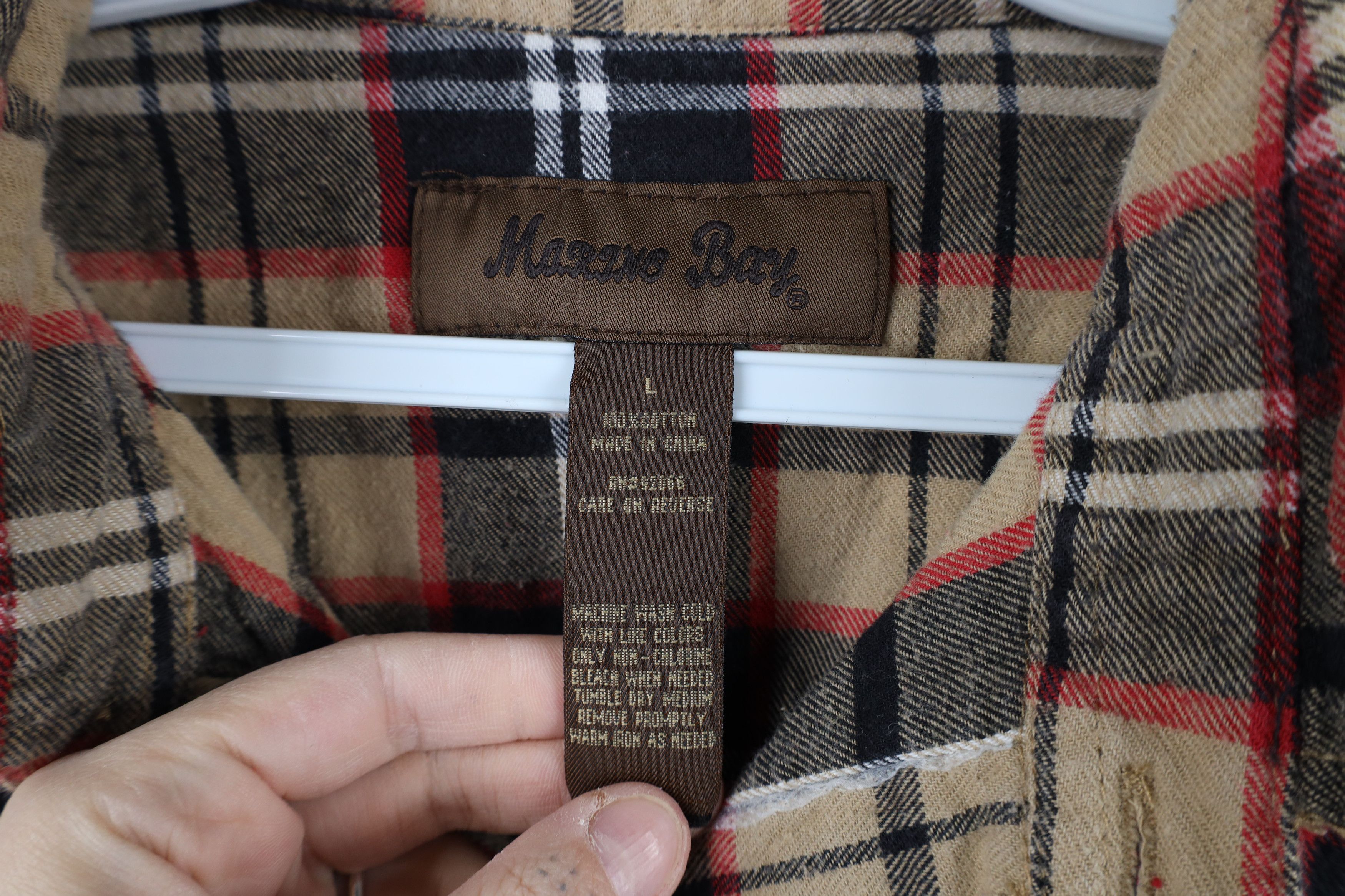 Vintage Vintage 90s Streetwear Collared Flannel Button Shirt Plaid Size US L / EU 52-54 / 3 - 7 Thumbnail