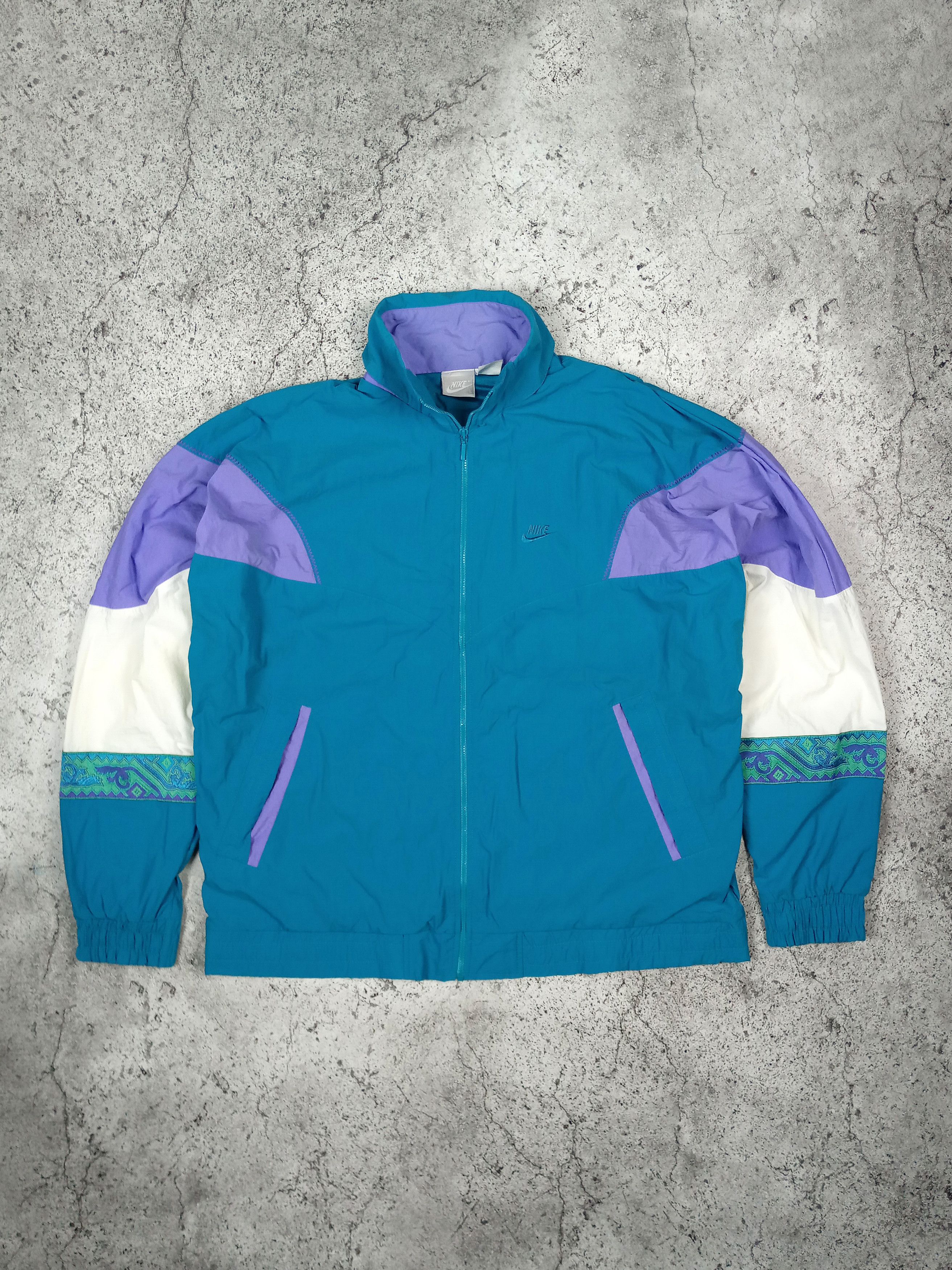Nike 🔥 Nike Vintage 90’s Aztec Pattern Tracksuit 🔥 Size L / US 10 / IT 46 - 7 Thumbnail