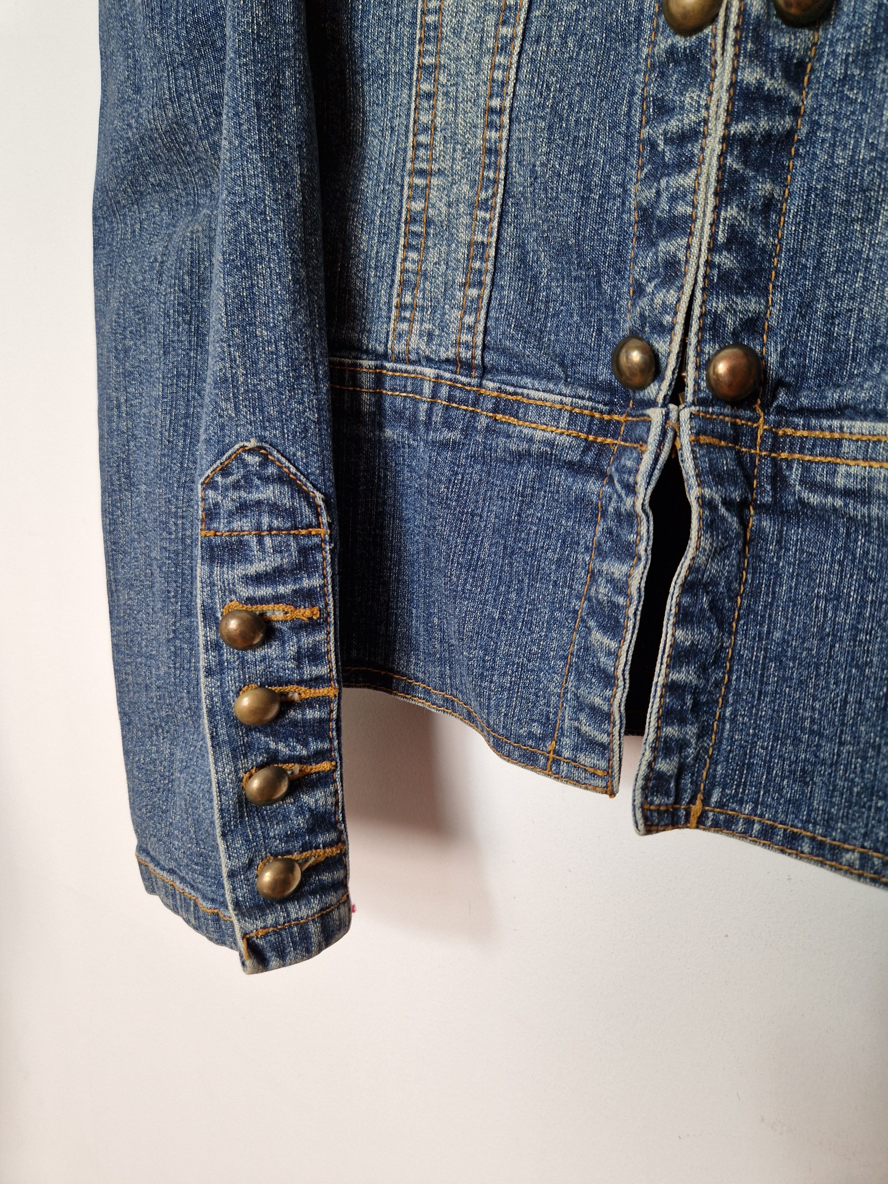 Japanese Brand × Vintage vintage denim jacket Size S / US 4 / IT 40 - 11 Thumbnail