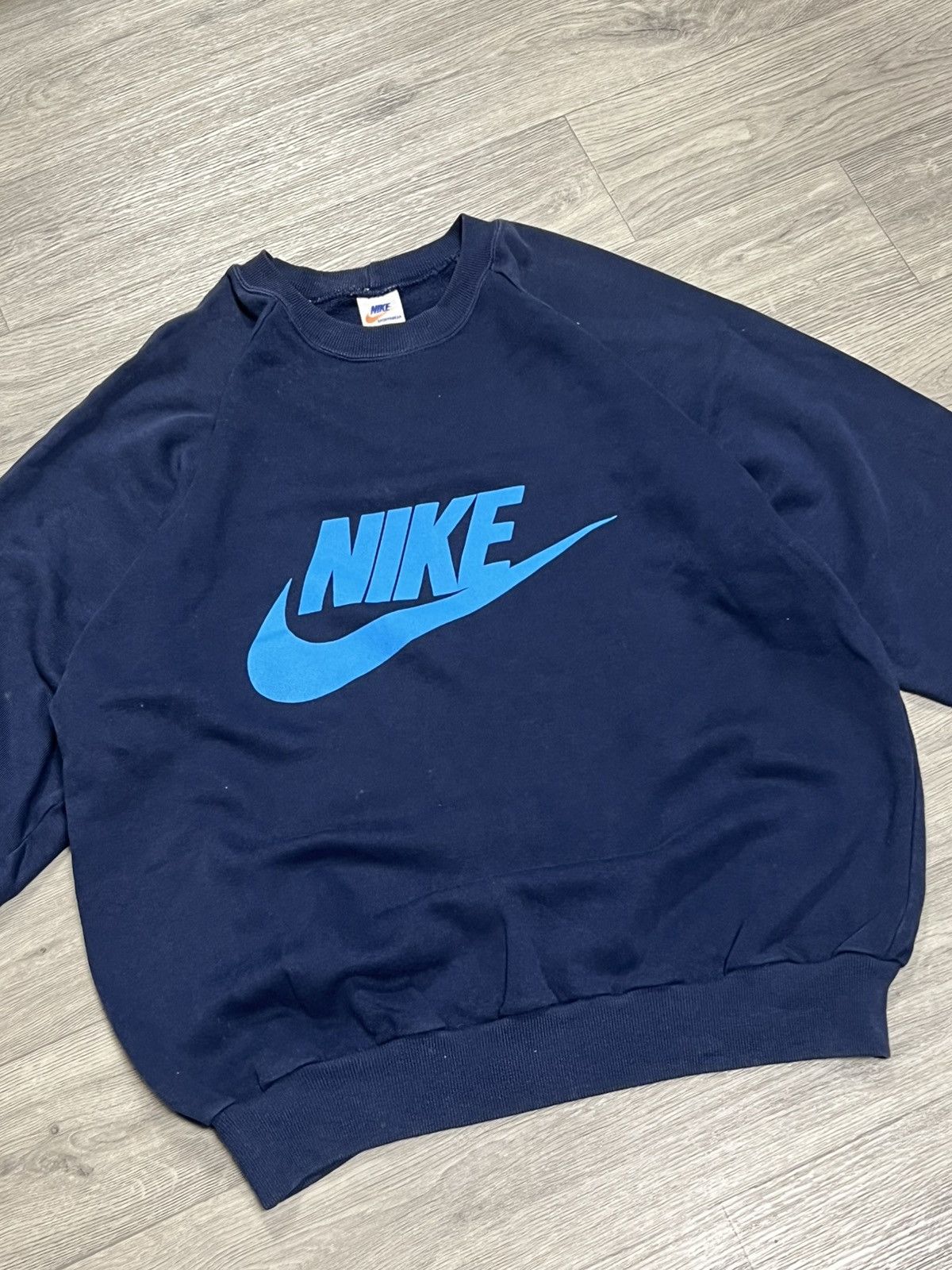 Vintage Rare Nike vintage made in Denmark sweatshirt Size US L / EU 52-54 / 3 - 3 Thumbnail