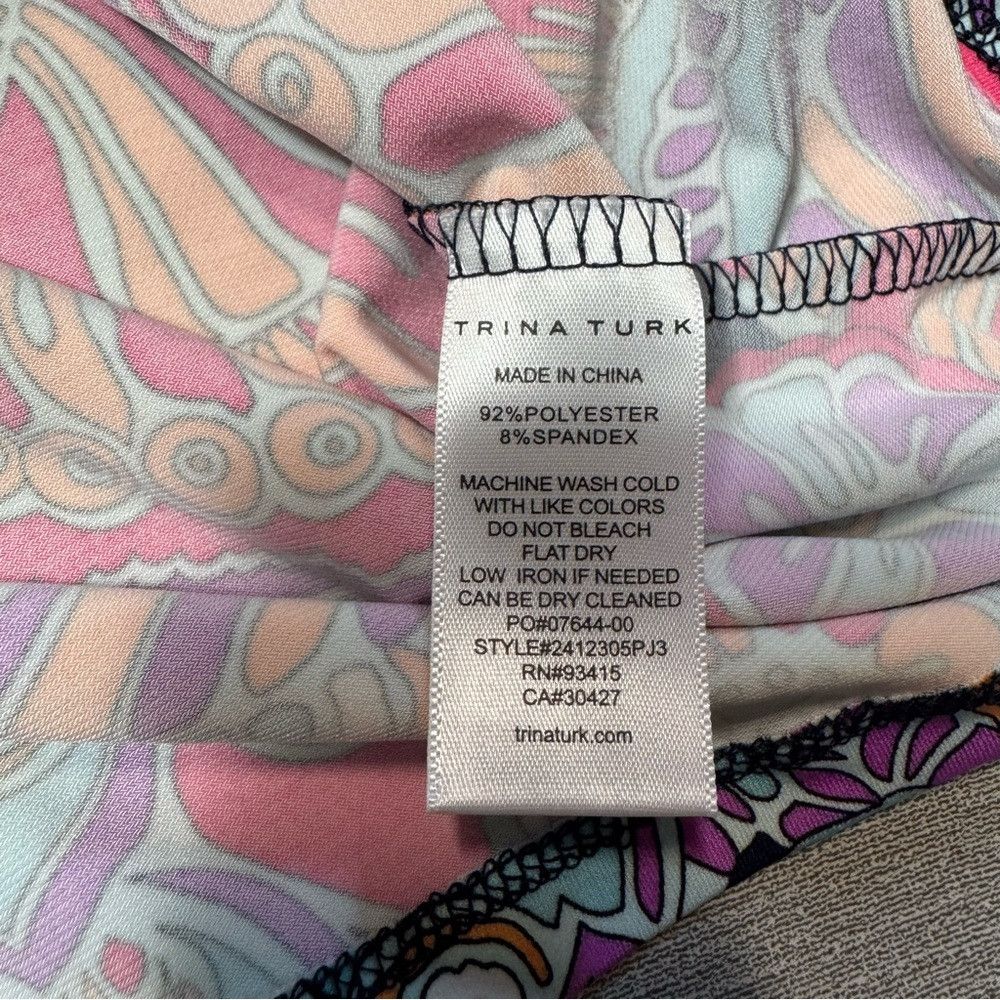 Trina Turk NWT New $178 Trina Turk Vinet Tie Sleeve Mini Dress Size S Size S / US 4 / IT 40 - 8 Thumbnail