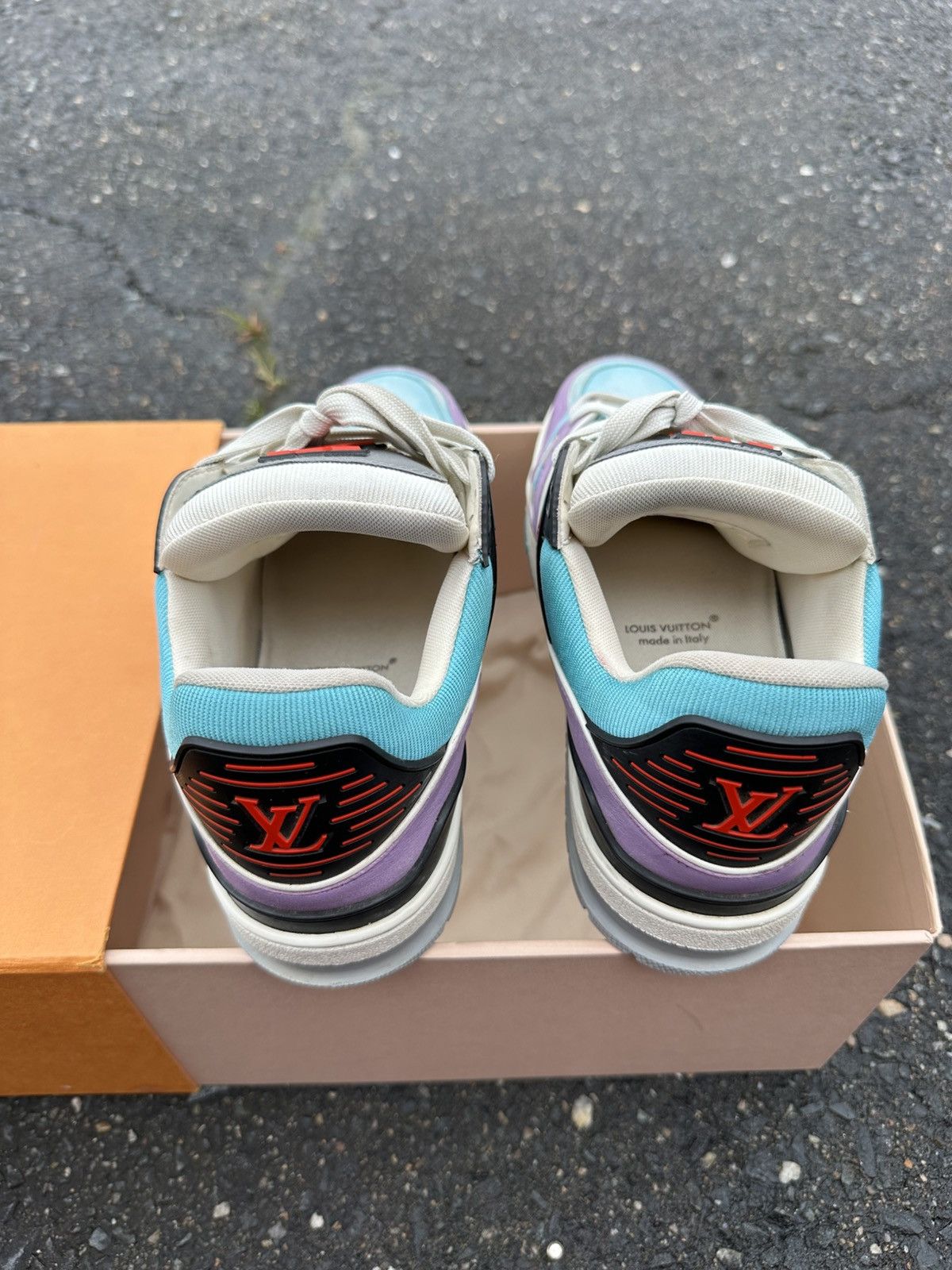 Louis Vuitton Louis Vuttion Trainer Purple/Blue Size US 8 / EU 41 - 13 Thumbnail