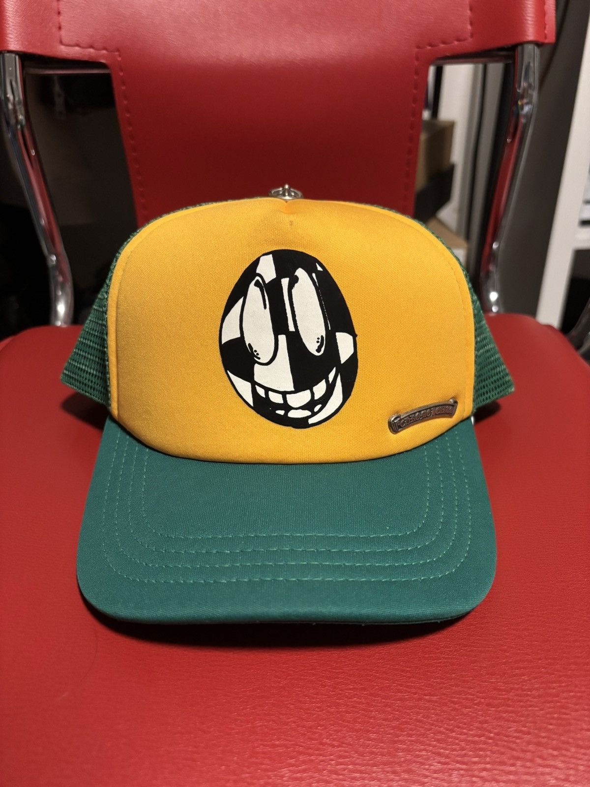 Chrome hearts matty boy smiley trucker cap main image 0