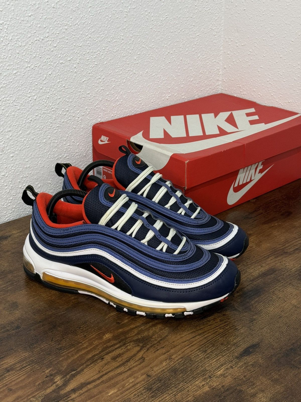 Nike Nike Air Max 97 Midnight Navy size 9 Size US 9 / EU 42 - 1 Thumbnail