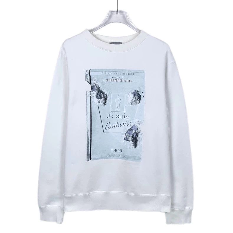 Dior Dior White pattern printed cotton round-neck long-sleeved s Size US XS / EU 42 / 0 - 1 Thumbnail