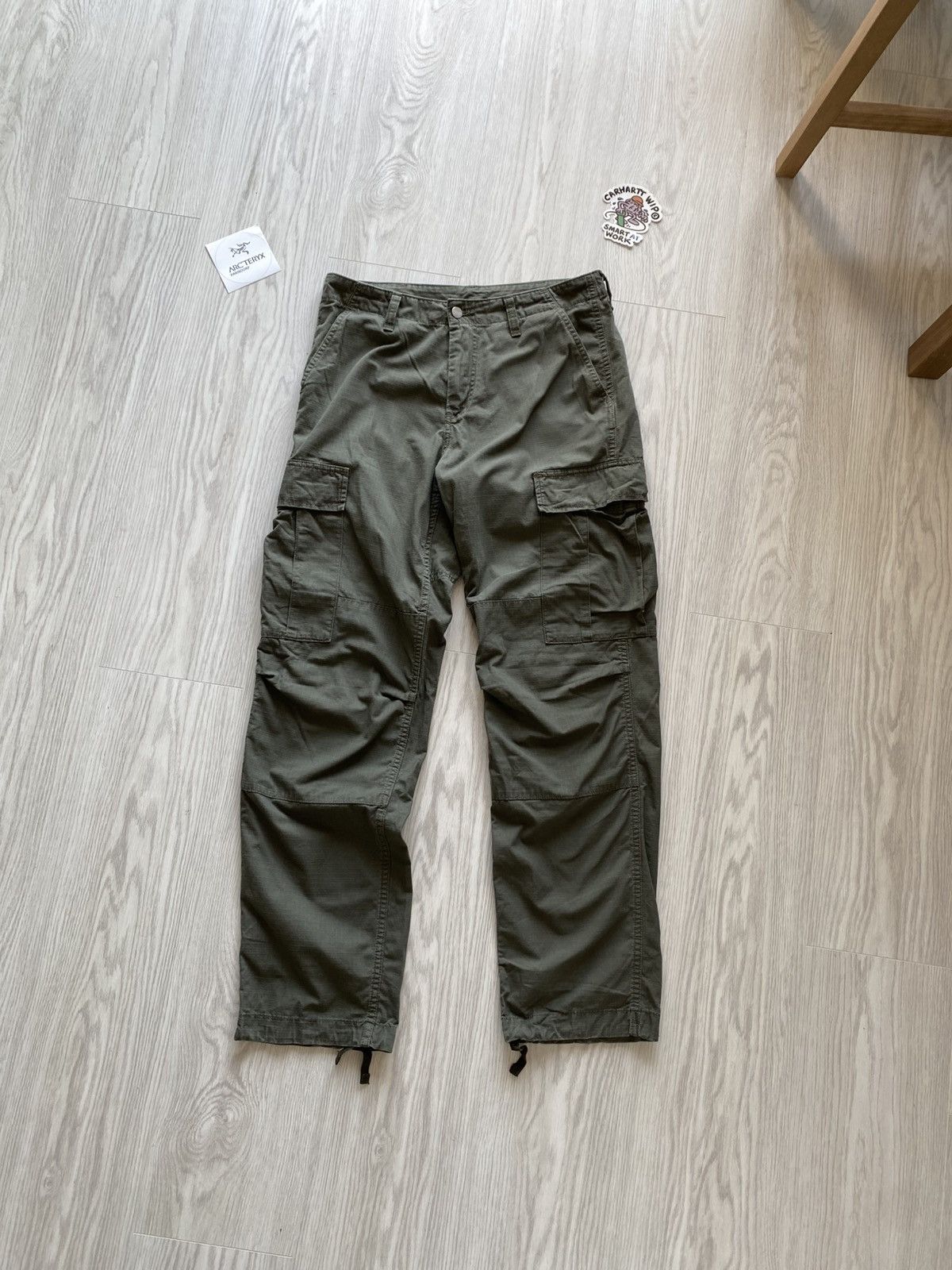 Carhartt Wip × Vintage Carhartt WIP Cargo Pants Size US 32 / EU 48 - 3 Thumbnail