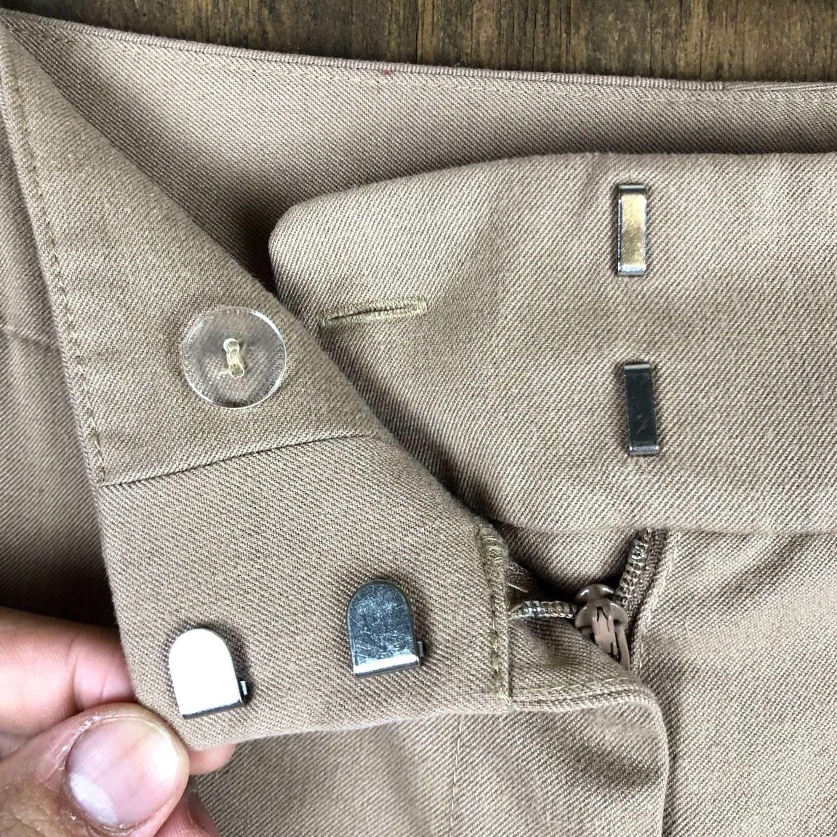Ann Taylor Ann Taylor LOFT Dress Pants Brown Petite Signature Lined Wool Blend Stretch 6P Women’s Pants Buttery with 6P size Size 28" / US 6 / IT 42 - 4 Thumbnail