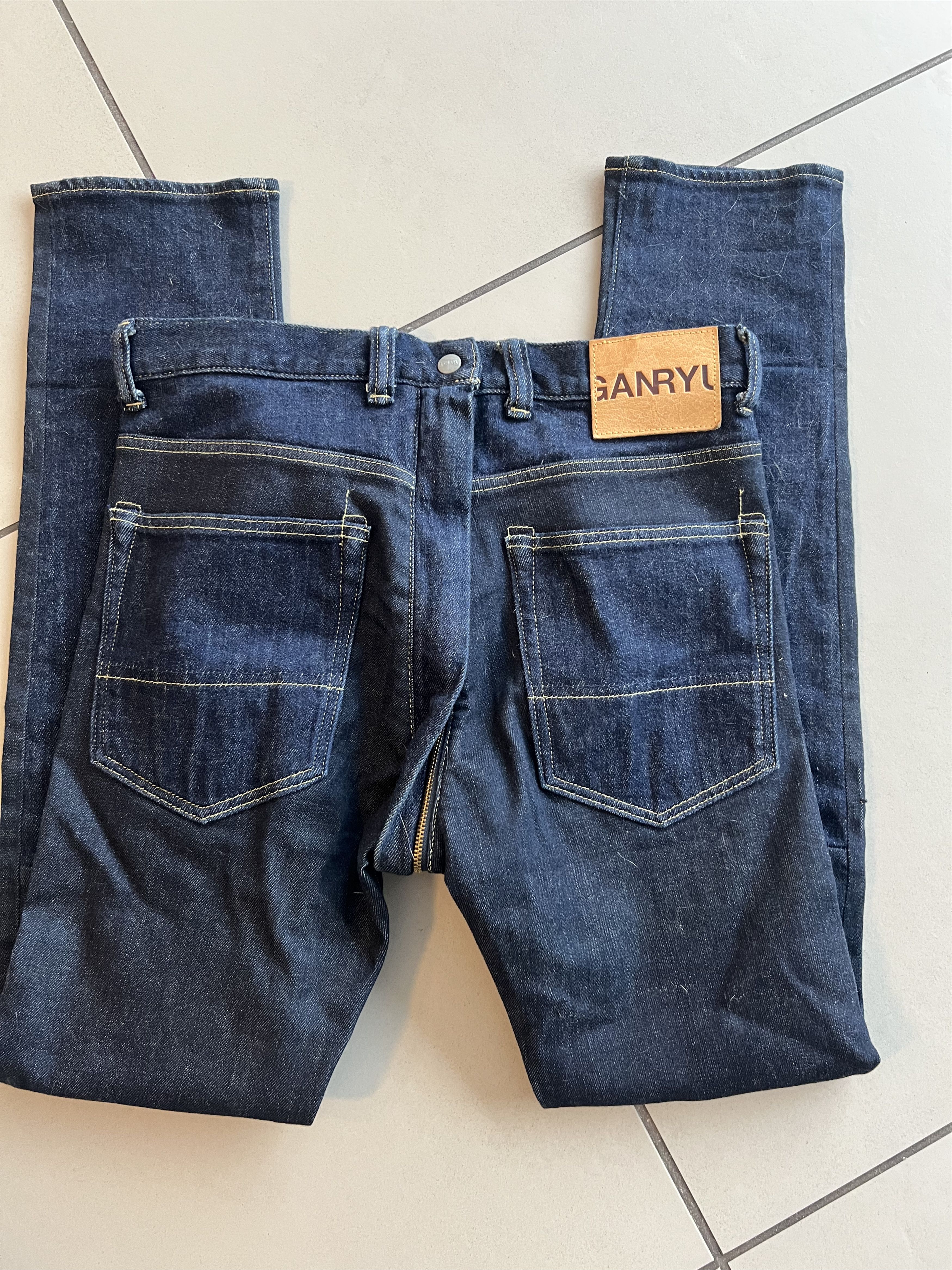 Ganryu Ganryu - Comme des garcons, Rise Zipper Jean Size US 32 / EU 48 - 1 Thumbnail