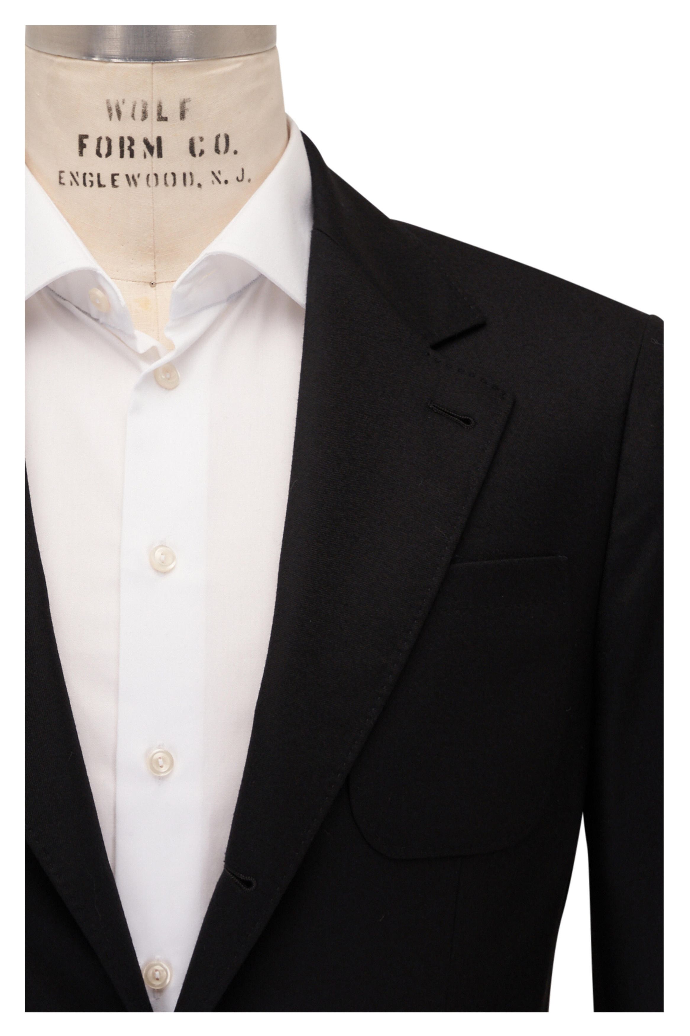 Brunello Cucinelli o1mtch0225 Wool Sportcoat in Black Size US XL / EU 56 / 4 - 4 Thumbnail
