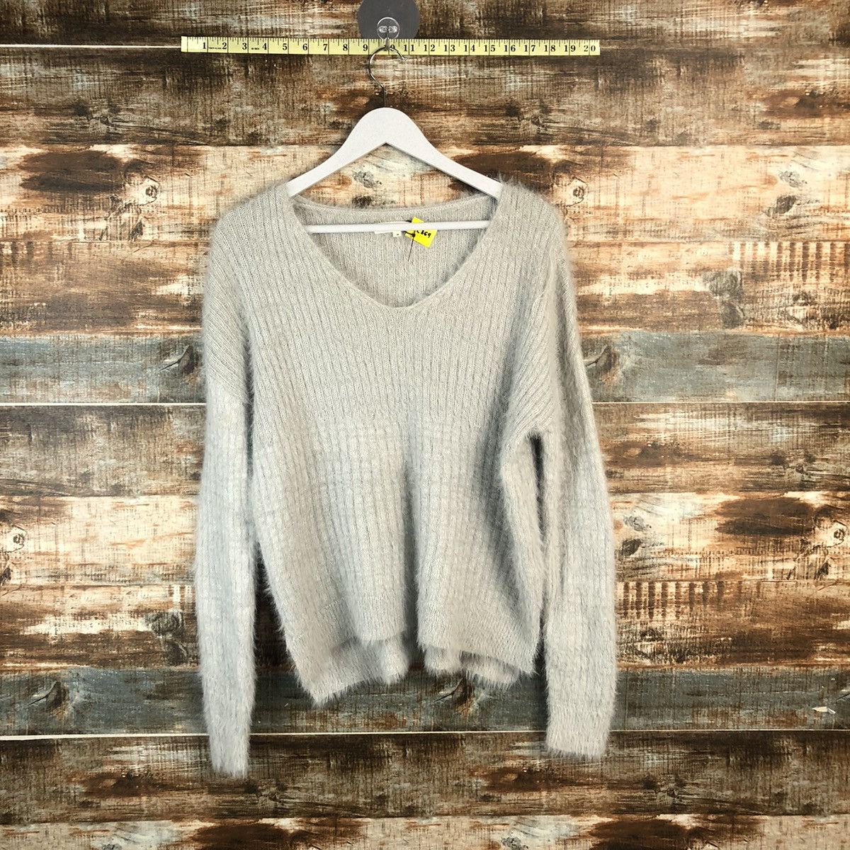 DL Ozoc Grey Mohair Knitwear #C369