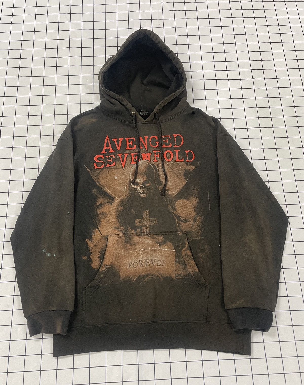 Vintage Band x a7x x avenved sevenfold x medium x hoodie x pinhole Size US M / EU 48-50 / 2 - 1 Thumbnail