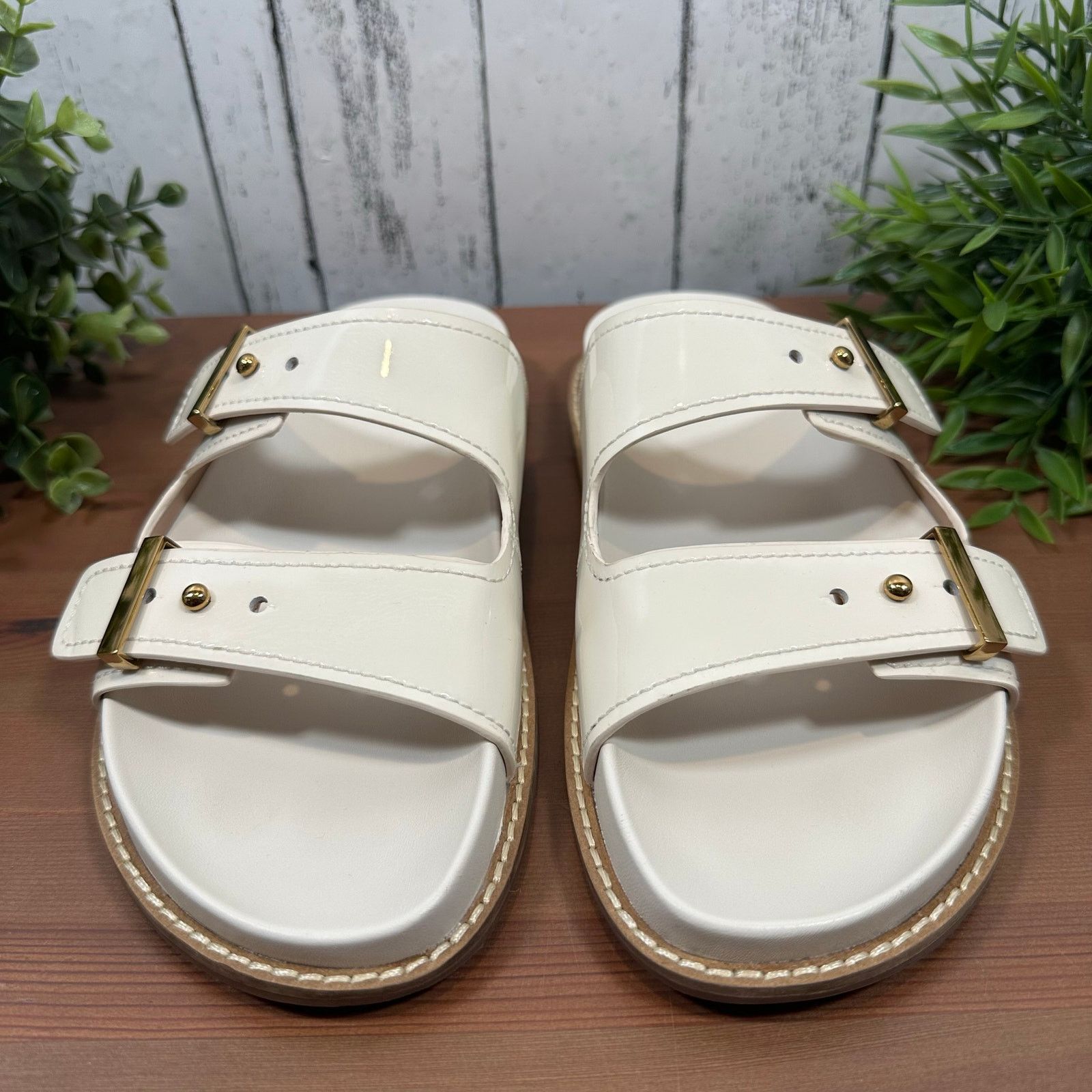 Cole Haan Cole Haan Women's Marisol Footbed Sandals White Size 7 Size US 7 / IT 37 - 3 Thumbnail