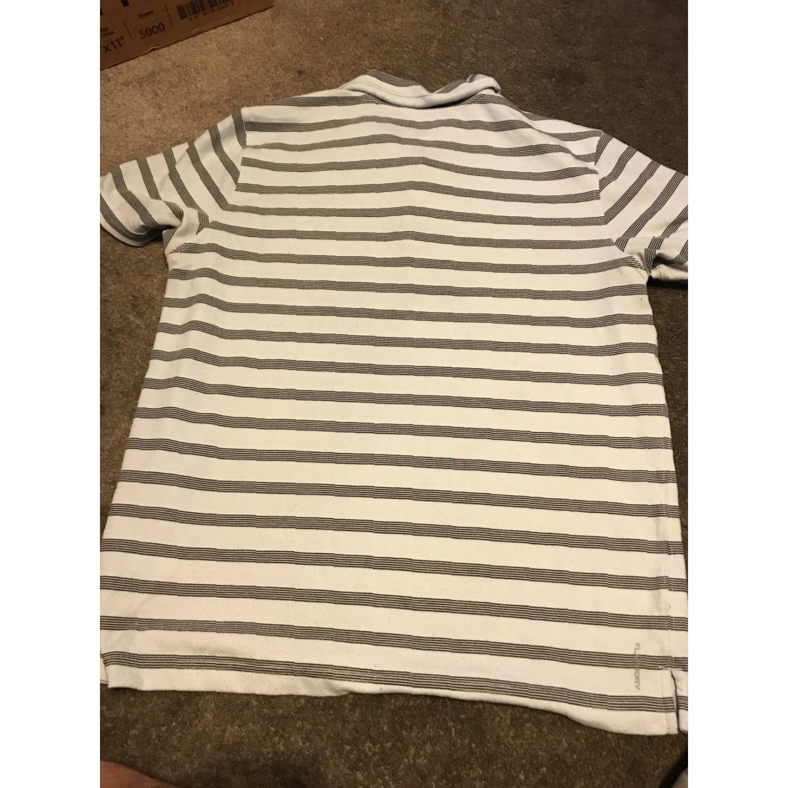 The North Face The North Face Polo Short Sleeve Mens XL Blue Striped XLarge Shirt Size US XL / EU 56 / 4 - 4 Thumbnail
