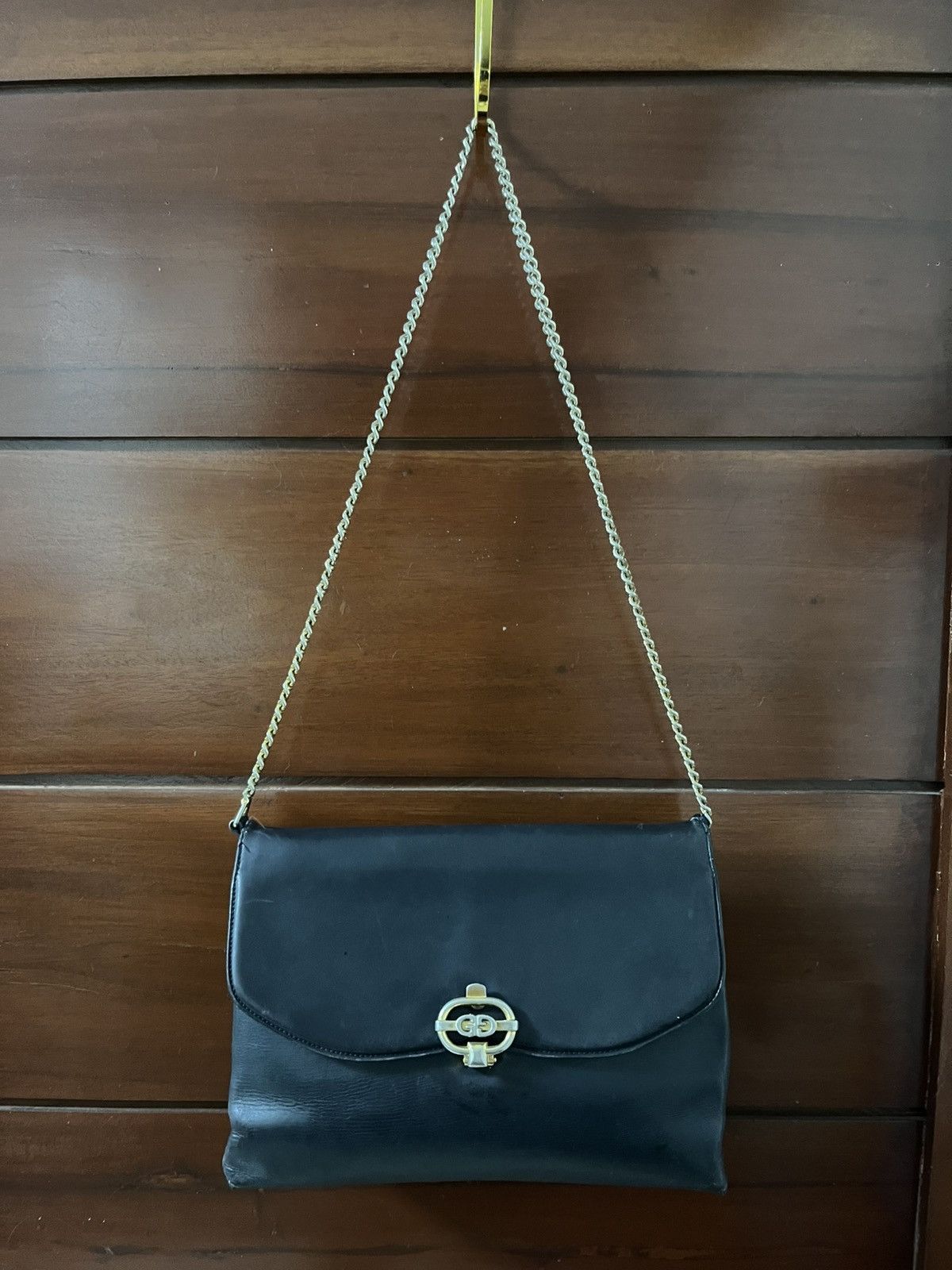 Gucci RARE Vintage Gucci made in italy blue leather shoulder bag Size ONE SIZE - 3 Thumbnail