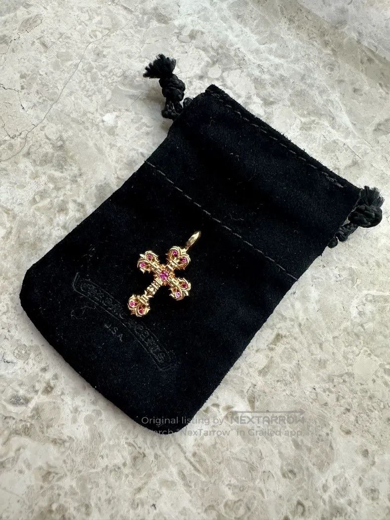Chrome Hearts CHROME HEARTS Size OS 22k pink diamond nine diamond flame c Size ONE SIZE - 4 Thumbnail